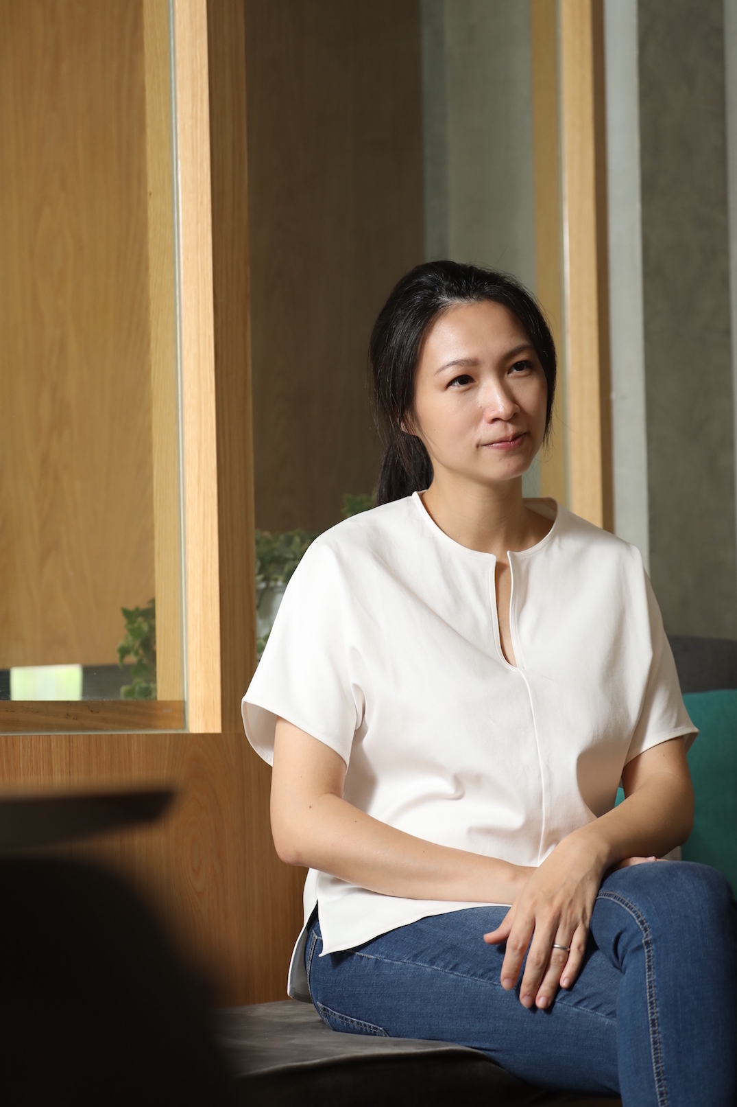 亞洲最佳女主廚陳嵐舒以旗下品牌「gubami」與GREEN & SAFE合作開發多款調理包。（何宗昇攝）