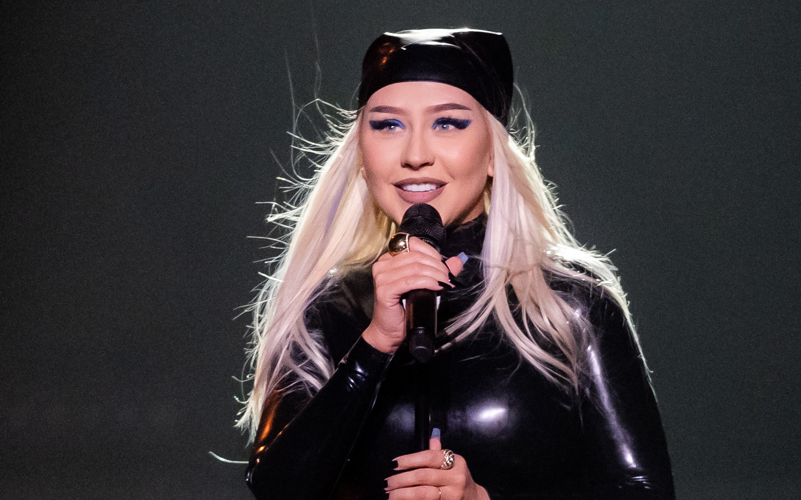 出道前曾與布蘭妮都是同一個電視節目演出班底，發片後也常被拿來比較的克莉絲汀，發表聲明表示聲援布蘭妮爭取終止監護權接管。（Kabit Photo Group提供）