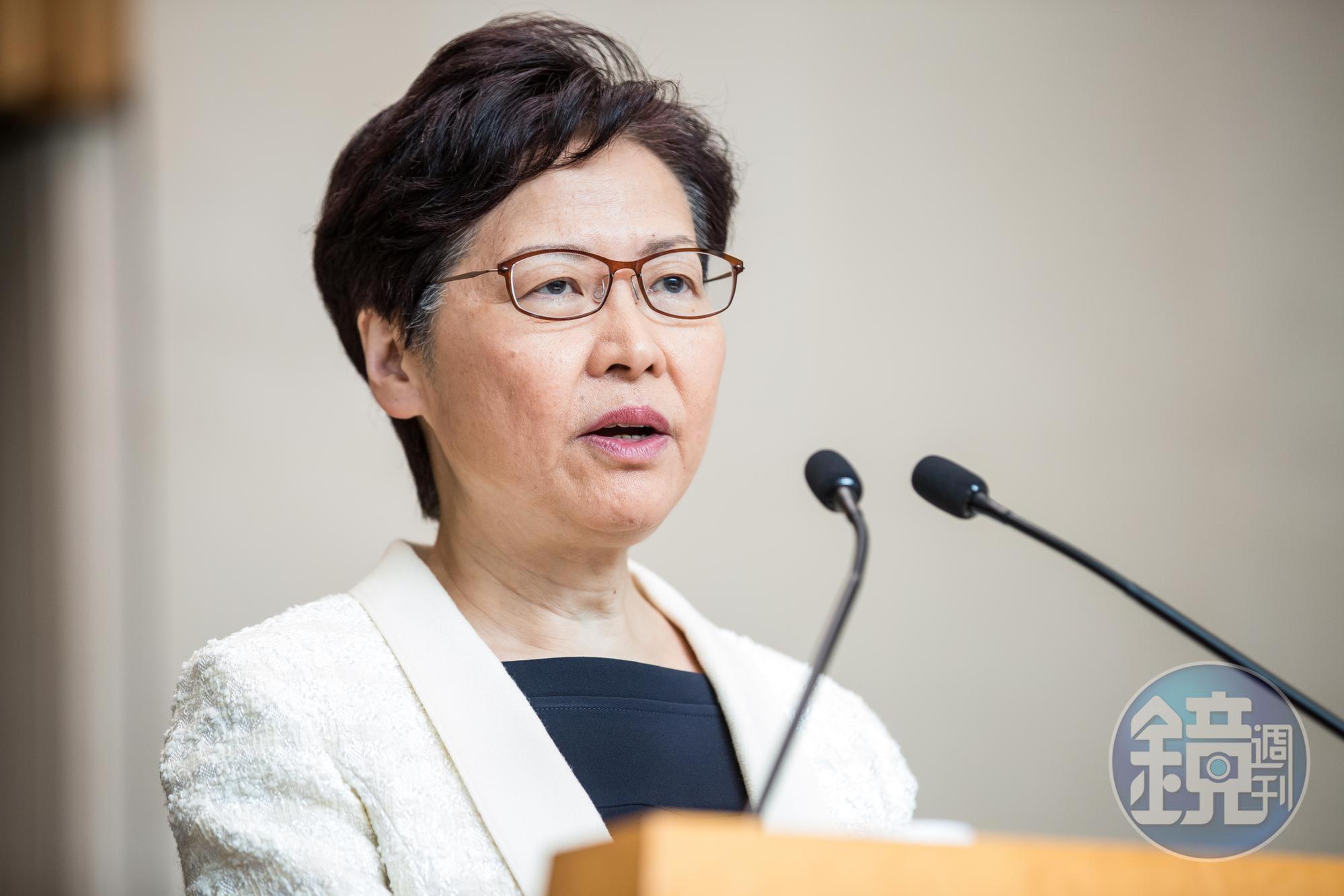 香港特首林鄭月娥表示襲警事件是「衝著社會穩定和罔顧法紀」。（本刊資料照）