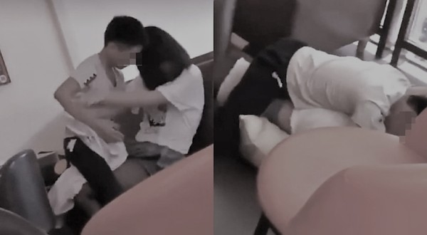 大陸最近瘋傳爭議影片。（翻攝自畫面）