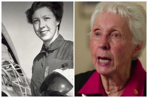 美國82歲老婦馮克曾參與太空人培訓計畫，卻因性別而被取消飛行任務，但她將在本月與億萬富翁貝佐斯一起上太空。（翻攝自Blue Origin 網站、Jeff Bezos IG）