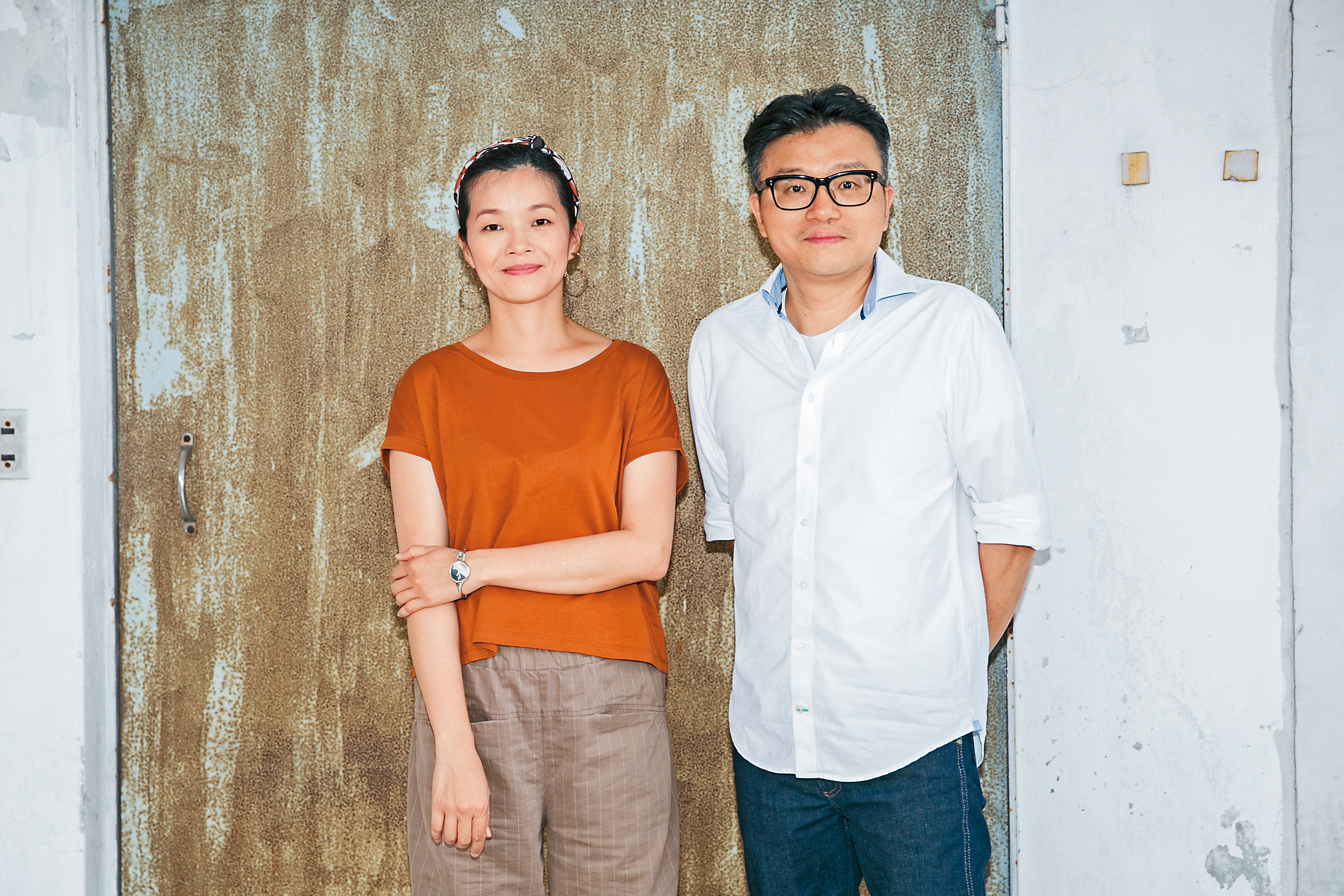 導演莊景燊(右)及編劇王莉雯(左)夫婦,首度攜手製作劇集。