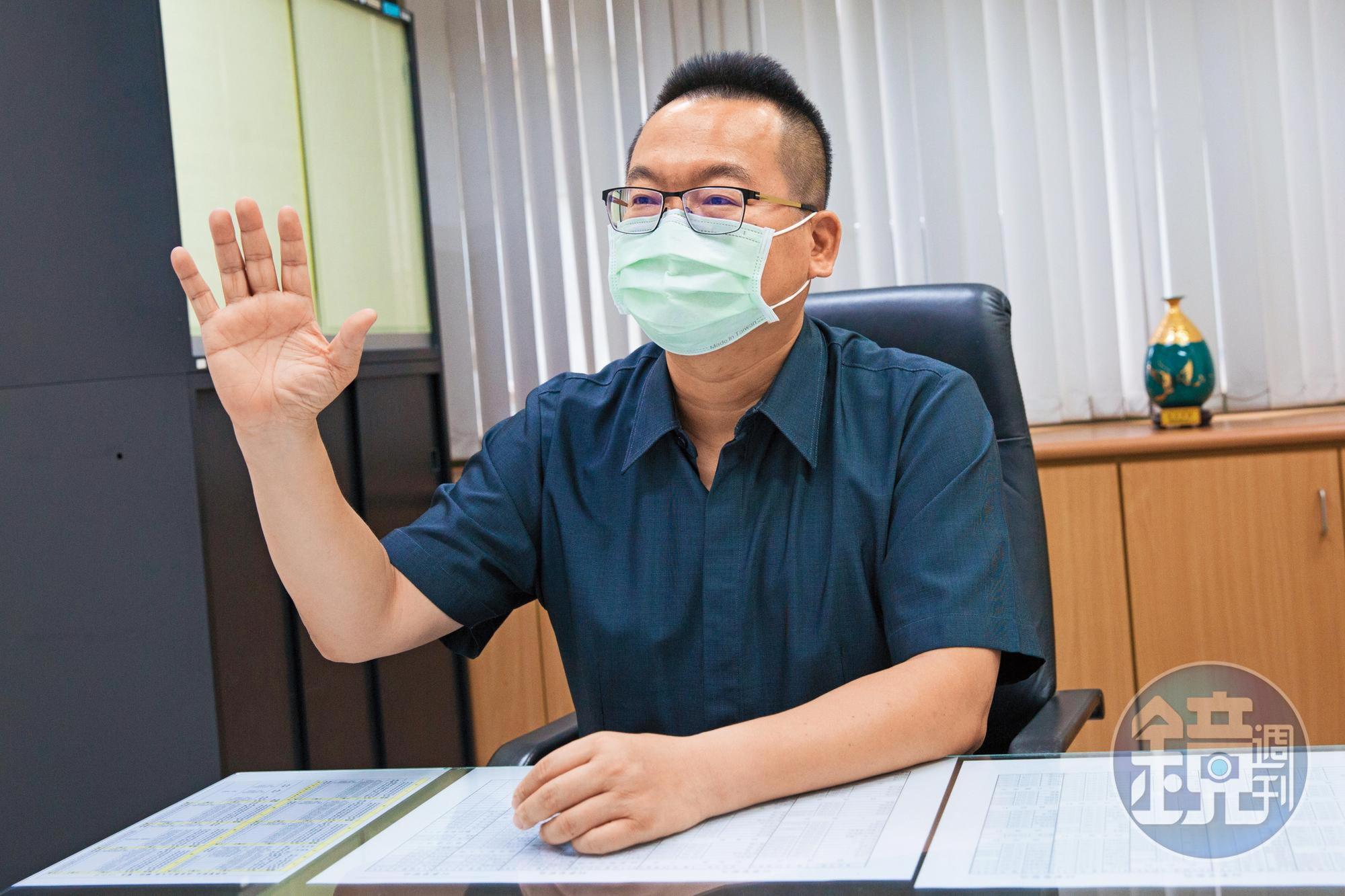  時任台中市警局第六分局偵查隊副隊長的廖水池（圖）表示，何、林2人都將殺人責任推給對方。