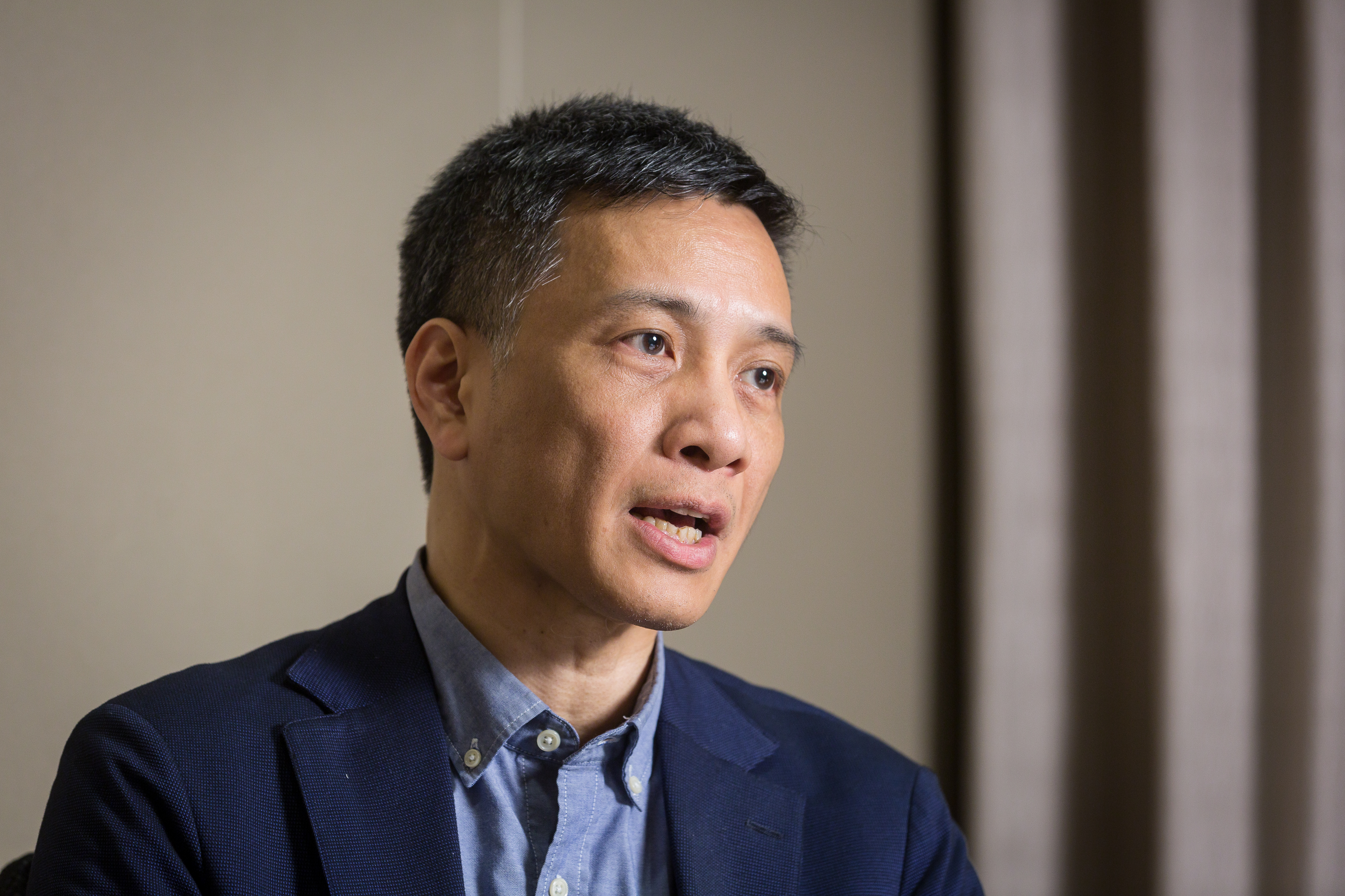 黃育仁（圖）控郭冠群涉嫌公開收購說明書不實和背信兩大罪狀。（本刊資料照）