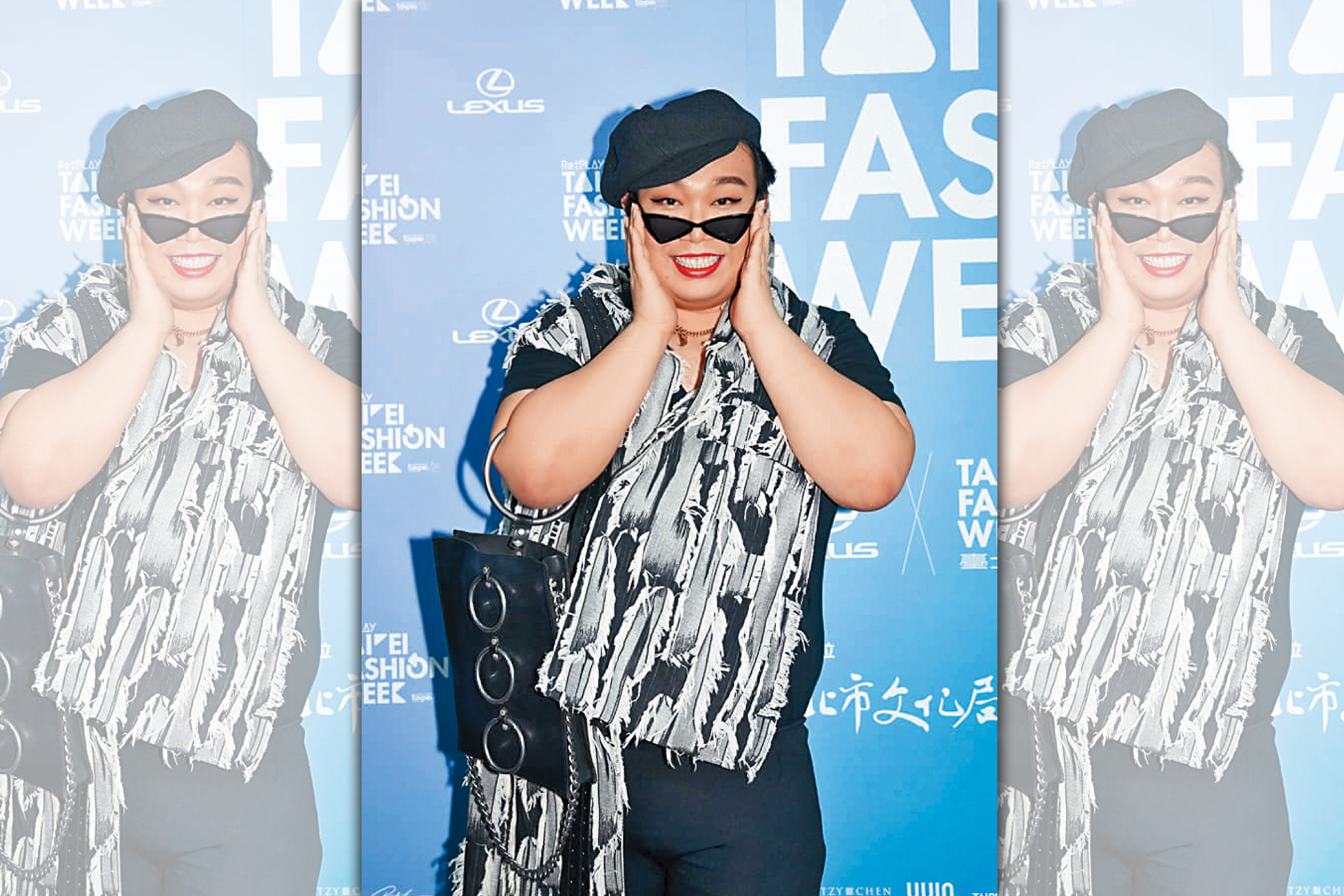 網紅娘娘在台灣生活如魚得水，曾受邀出席台北時裝週活動。（翻攝自娘娘臉書）