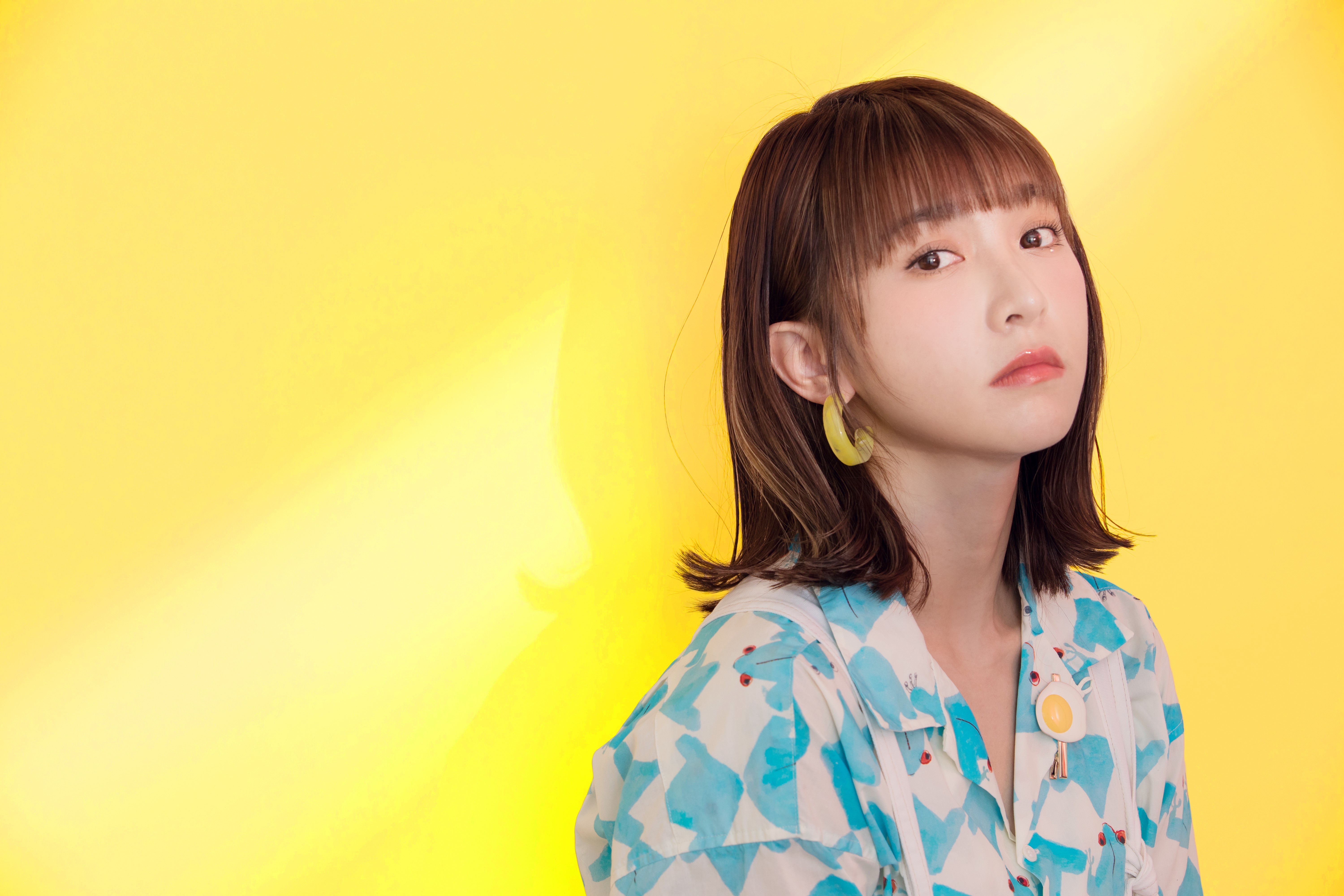 「溫妮」黃于恩首次嘗試聲音直播節目難掩緊張。（哈囉你好工作室提供）