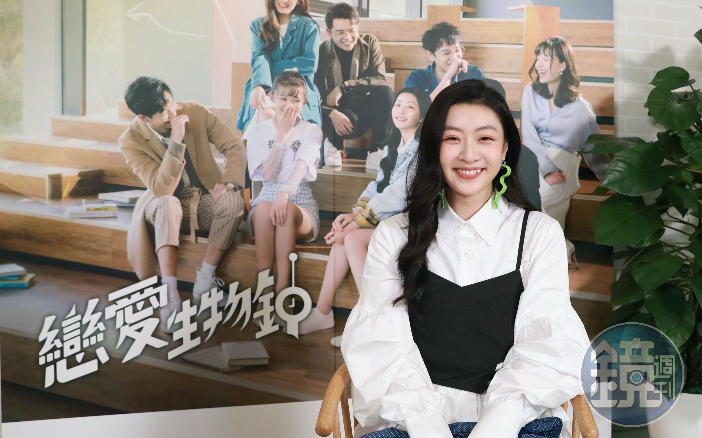 台灣女孩王承渲首度主演網路陸劇《戀愛生物鐘》，讓她發現演戲的樂趣。（愛奇藝國際站提供）