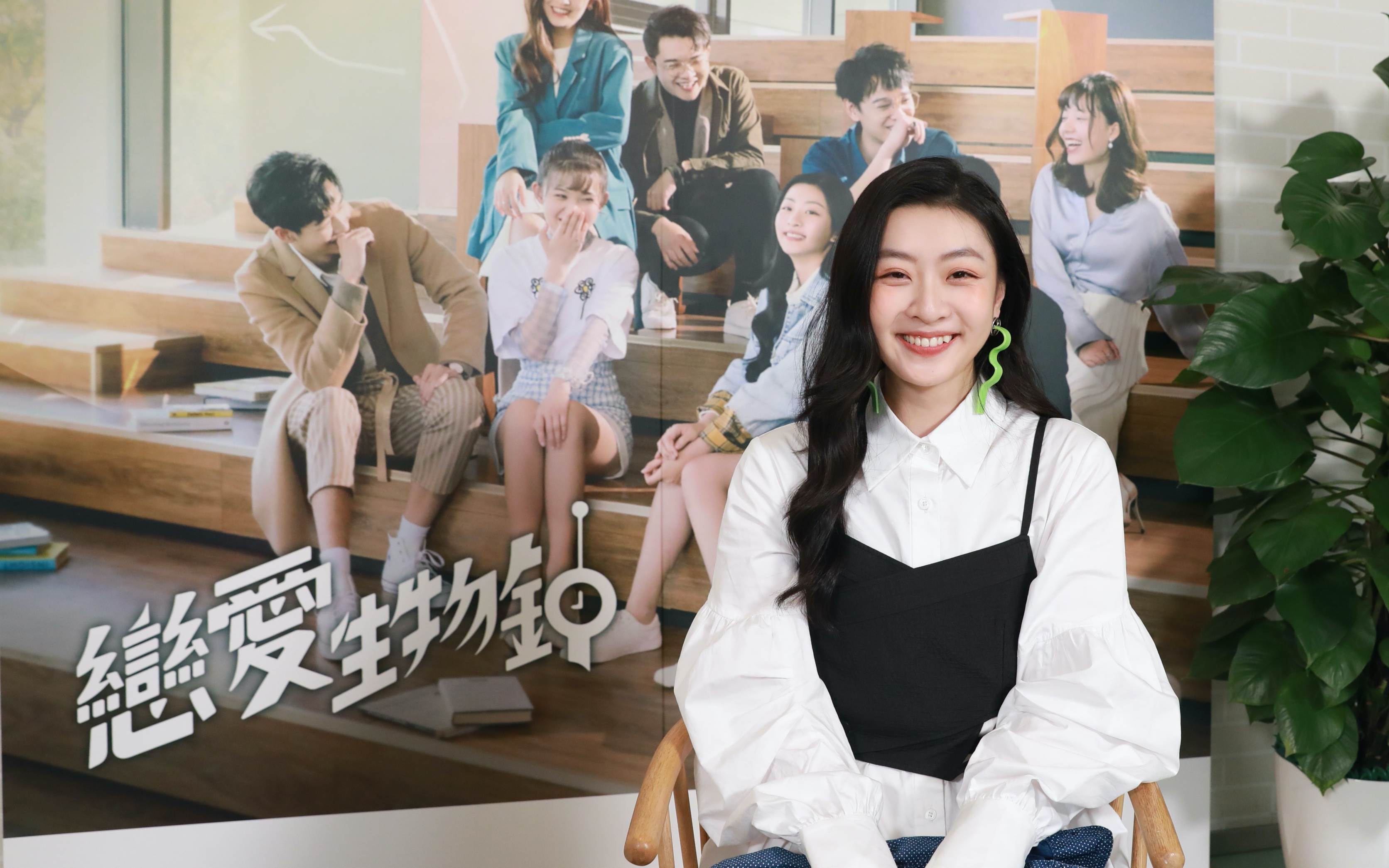 台灣女孩王承渲首度主演網路陸劇《戀愛生物鐘》，讓她發現演戲的樂趣。（愛奇藝國際站提供）