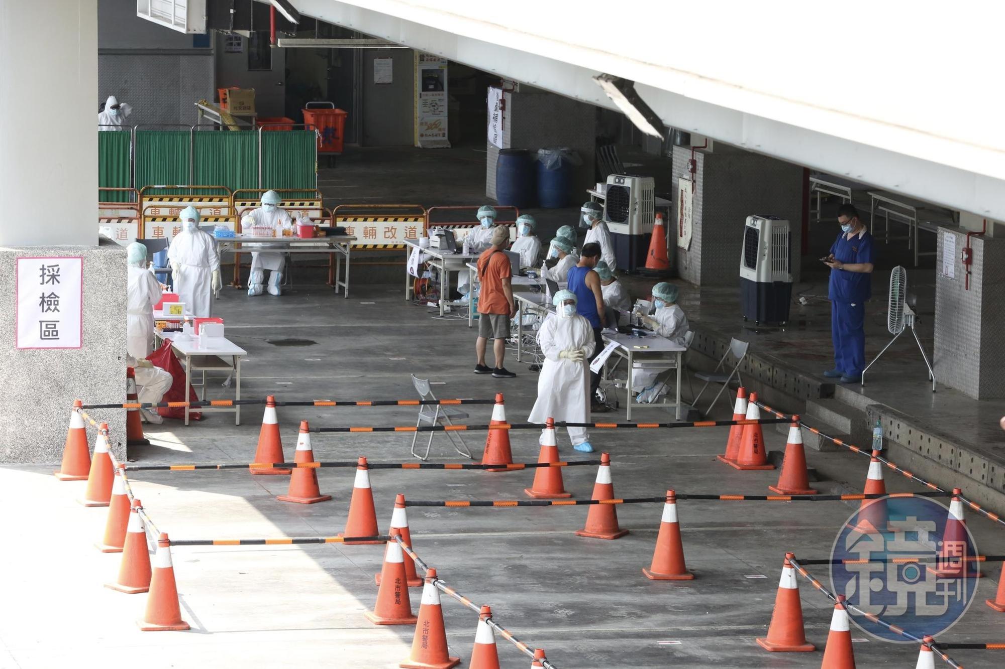 北市昨擴大篩檢3,610人，批發市場再添9人確診。