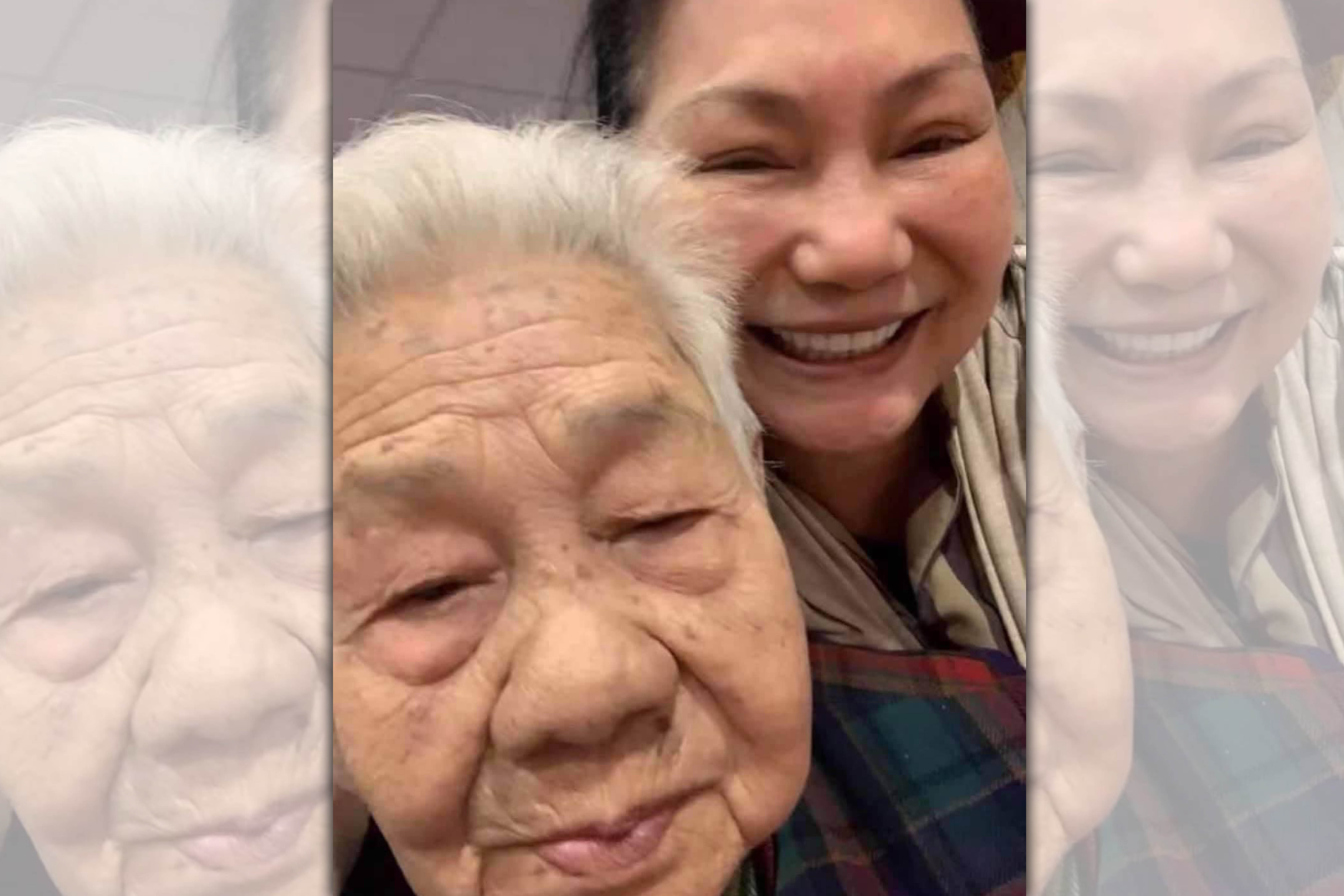 小s媽媽和阿嬤的合照。（翻攝自小s臉書）