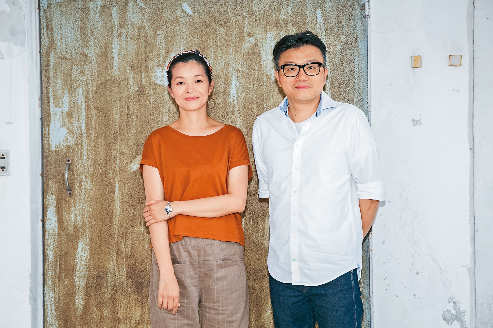 導演莊景燊（右）及編劇王莉雯（左）夫婦，首度攜手製作劇集。