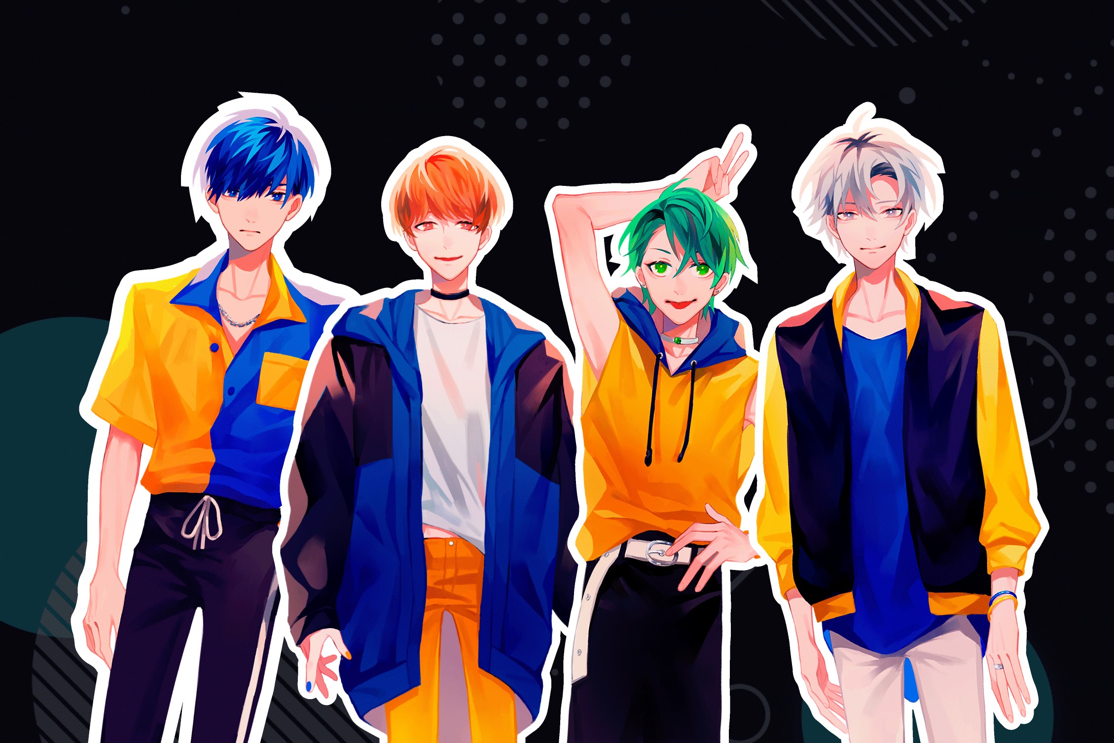 「Stardust Promotion」打造的VTuber團體「V4LASH」正式曝光。（翻攝自STARDUST VIRTUAL STUDIO官網）