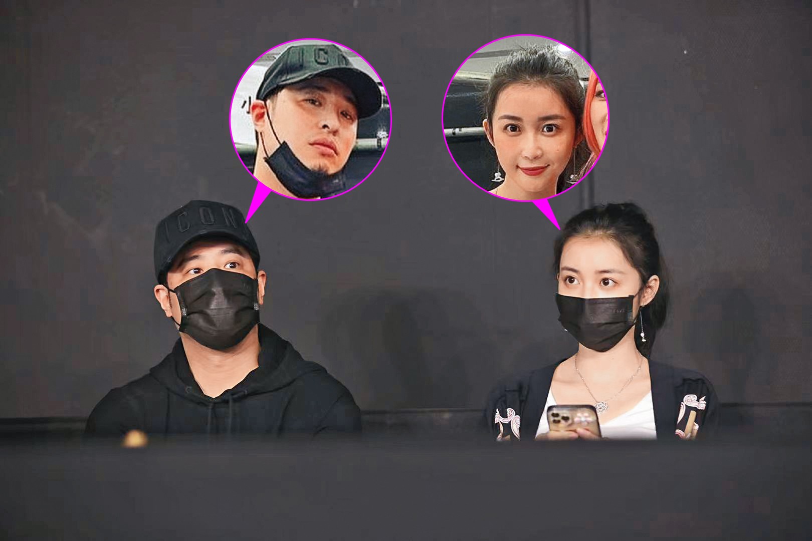 瑋柏(左)與Luna(右)似乎還未習慣一同面對媒體,加上座位距離的關係,看來些許沒有交集。(讀者提供)