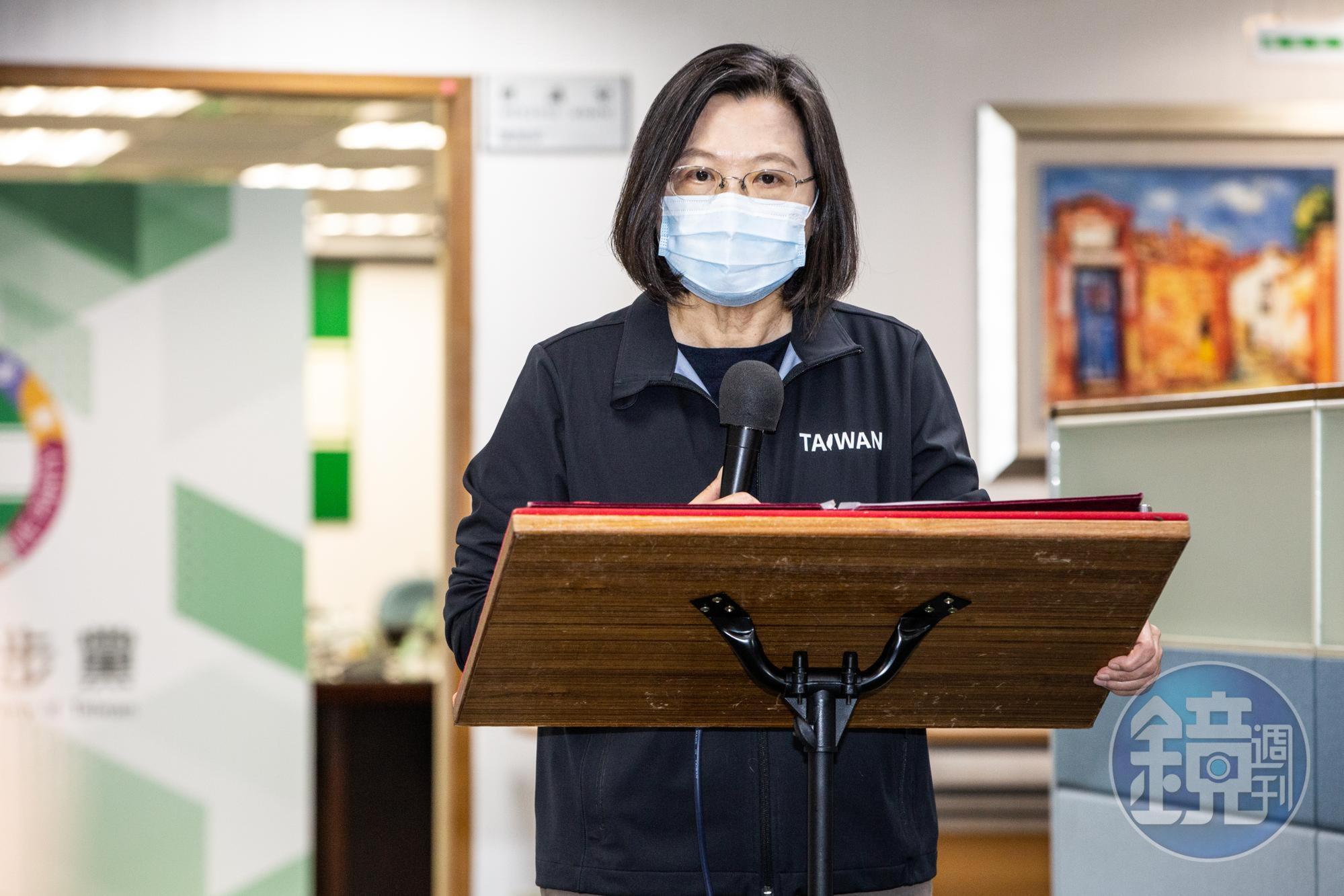 蔡英文今在臉書表達對於日本捐台第二波疫苗之感謝,並預祝日本舉辦奧運順利。(本刊資料照)
