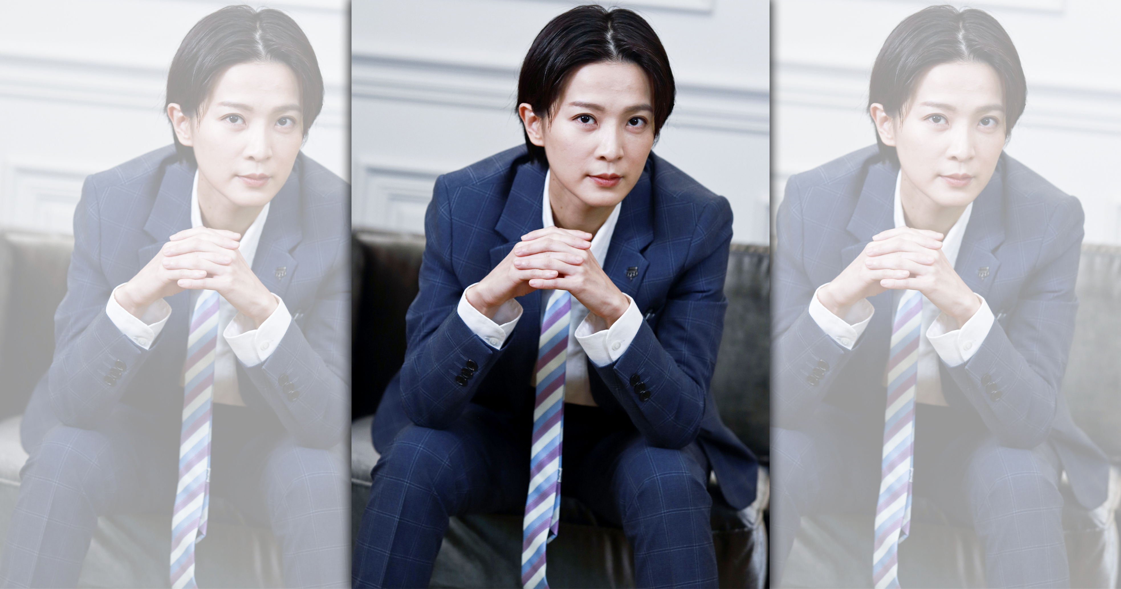 楚宣男性打扮帥氣。（民視提供）