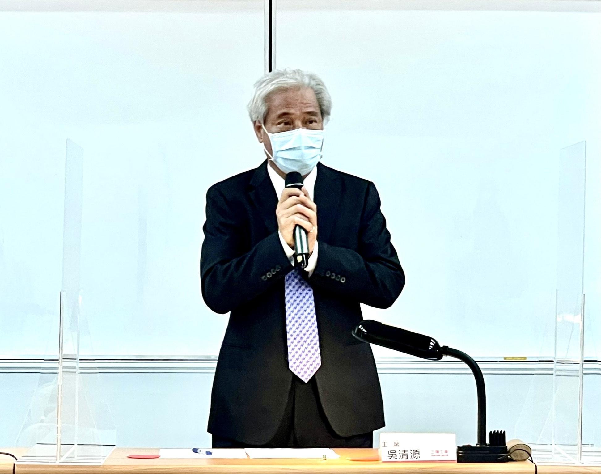 吳清源強調電動機車會是三陽的發展重點。(三陽提供)