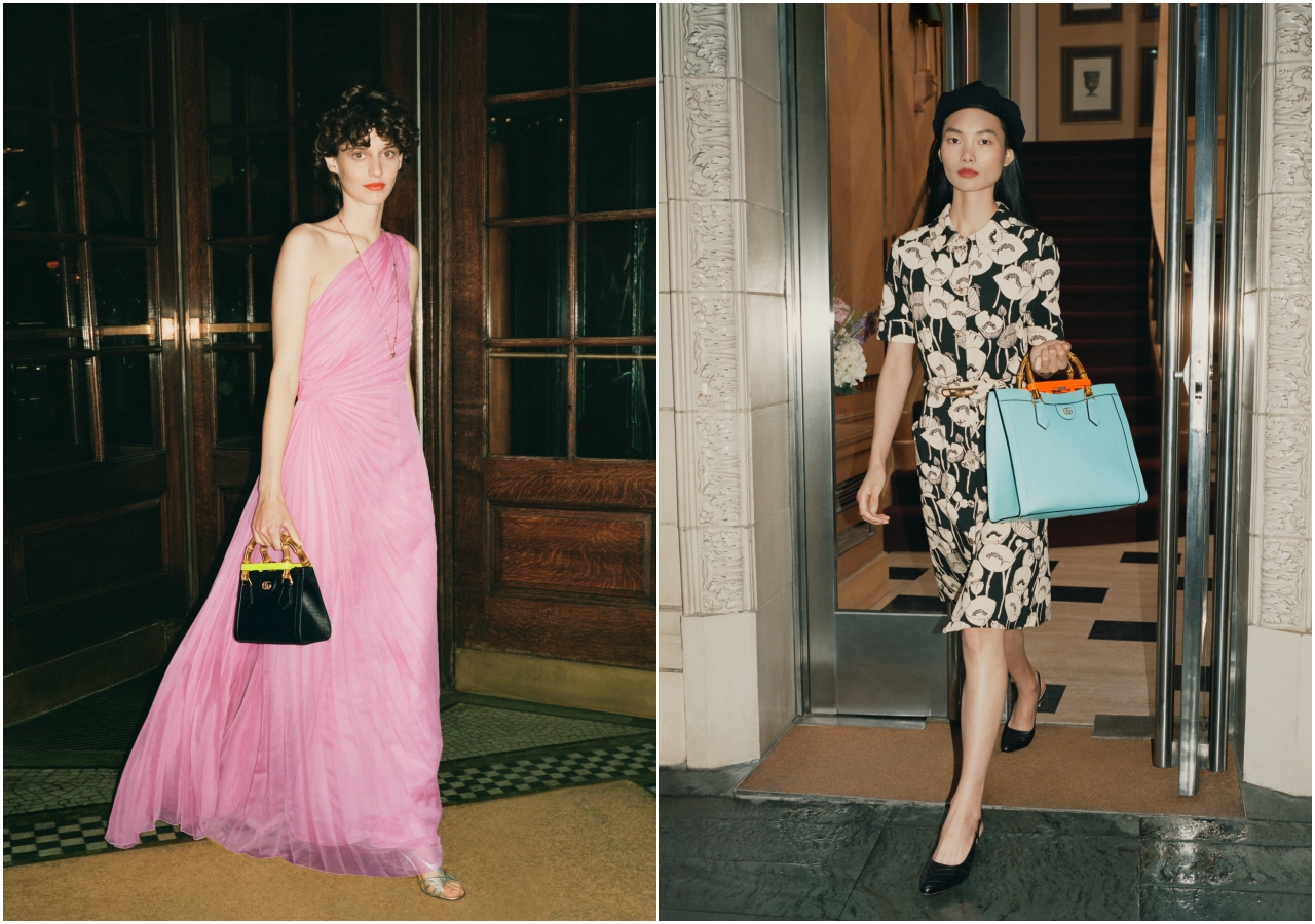 GUCCI 2021重量級包款GUCCI Diana正式推出，以3種尺寸、7款皮革色澤作為呈現。（GUCCI提供）