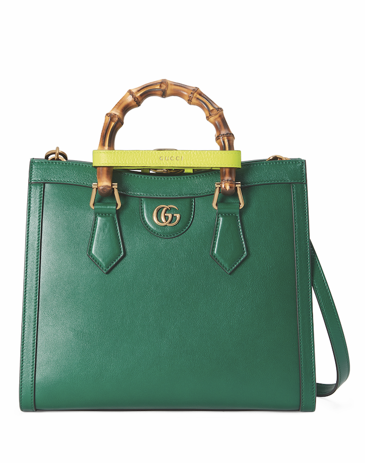 GUCCI Diana 綠色小型手提包。NT$112,000