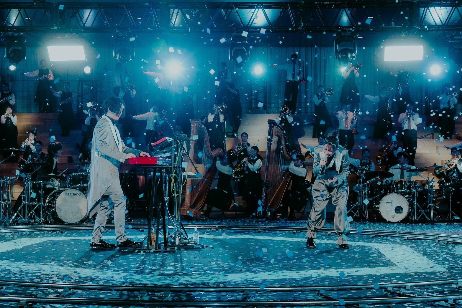 人氣樂團「YOASOBI」本來也將出席「ROCK IN JAPAN FESTIVAL 2021」。(翻攝自Ayase Twitter)