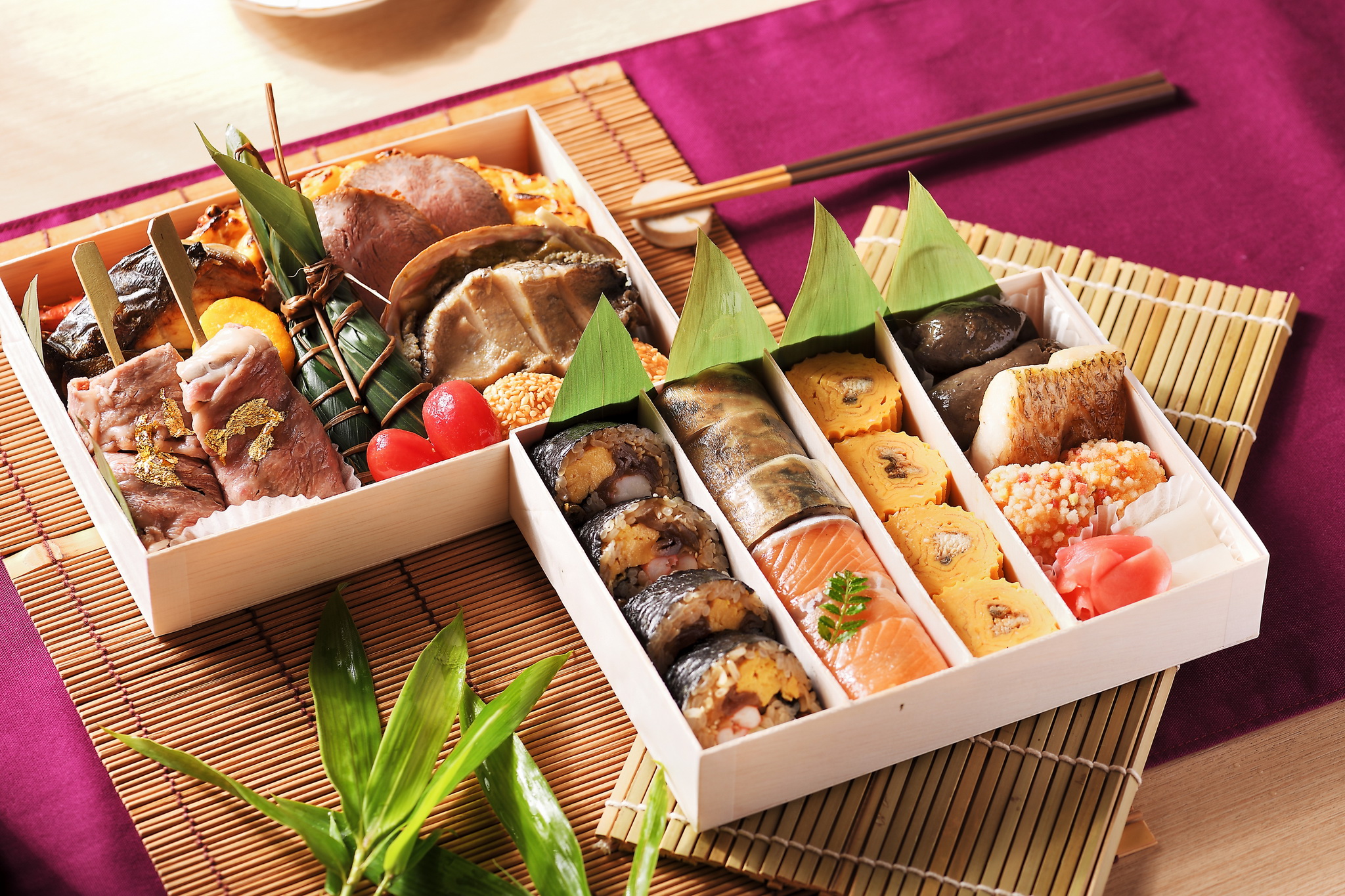 會員制日料千壽推出「千壽二段重」每日限量10個，須提前一天預訂。（3,800元／2人份，千壽提供）