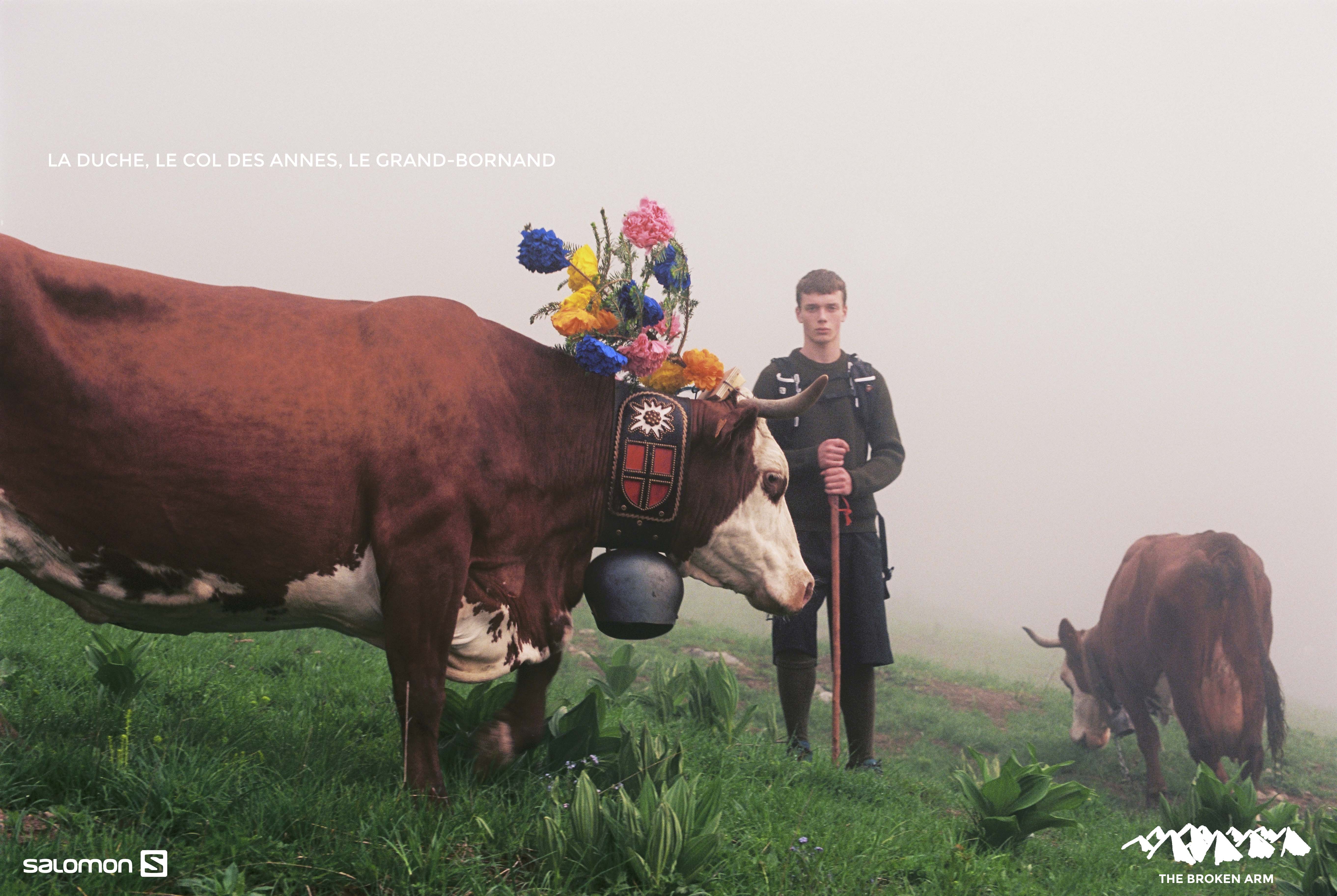 本次The Broken Arm與Salomon的合作，靈感來自於阿爾卑斯山上的歸牛節。（The Broken Arm提供）