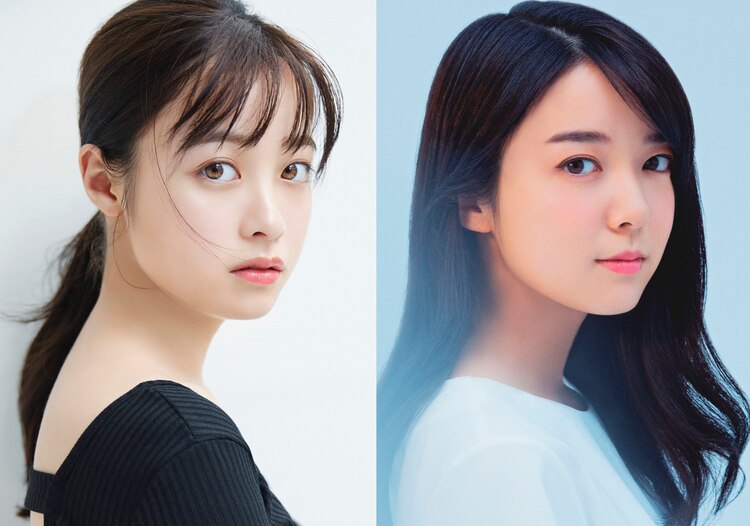 《神隱少女》舞台劇主角千尋由橋本環奈（左）和上白石萌音（右）主演。（翻攝自《神隱少女》舞台劇Twitter）