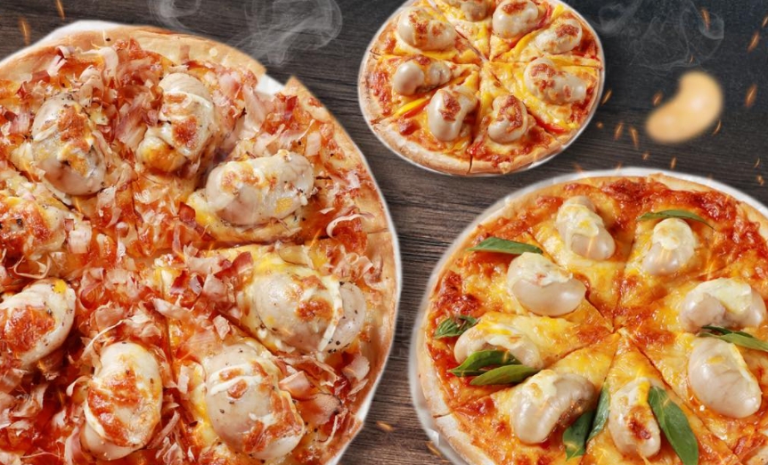 「陽光皇后」推出「特大雞佛起司披薩」，引發網友話題熱議。（翻攝自陽光皇后臉書）