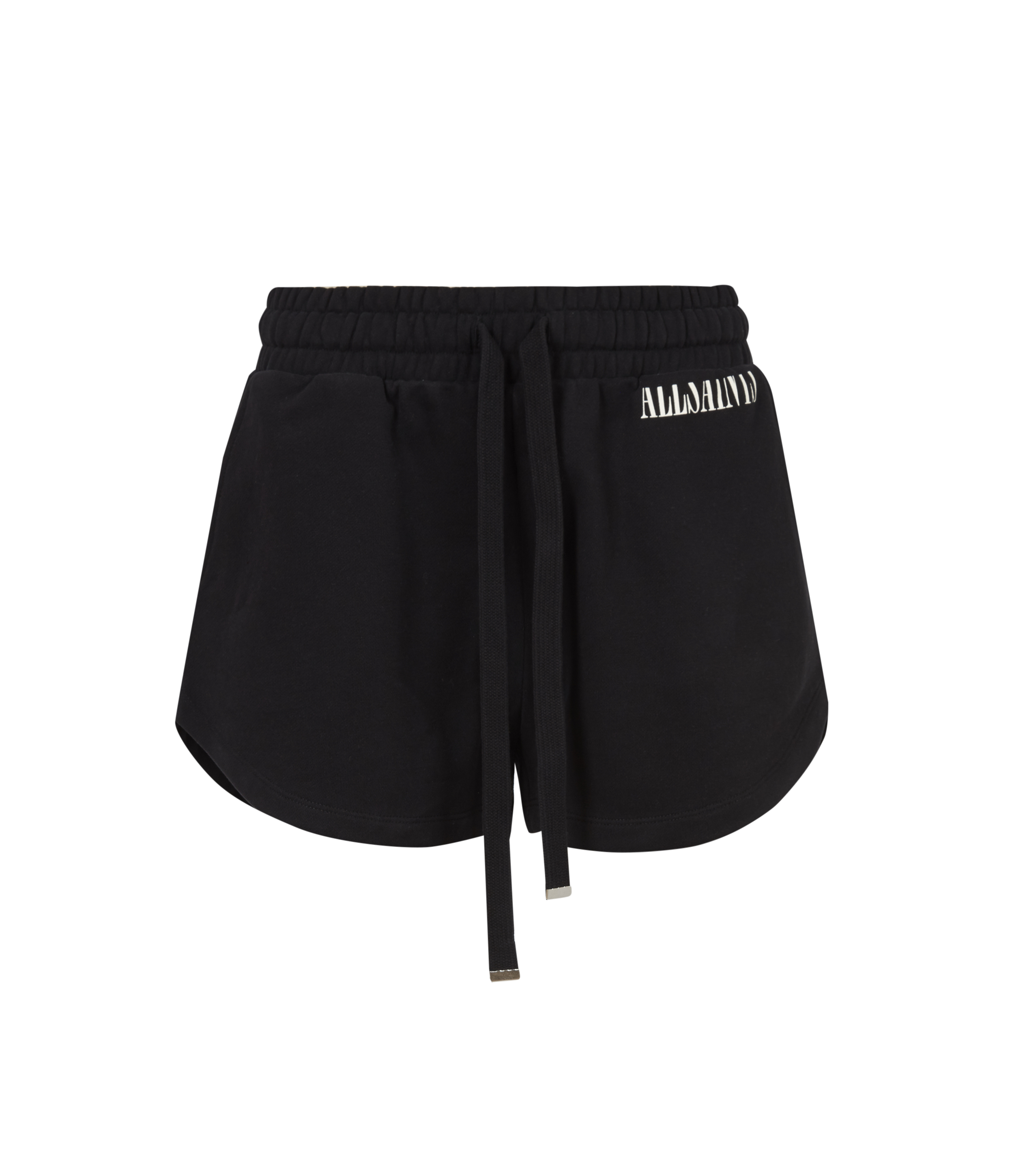 Lila黑色棉質短褲 NT$2,800 AllSaints。（AllSaints提供）