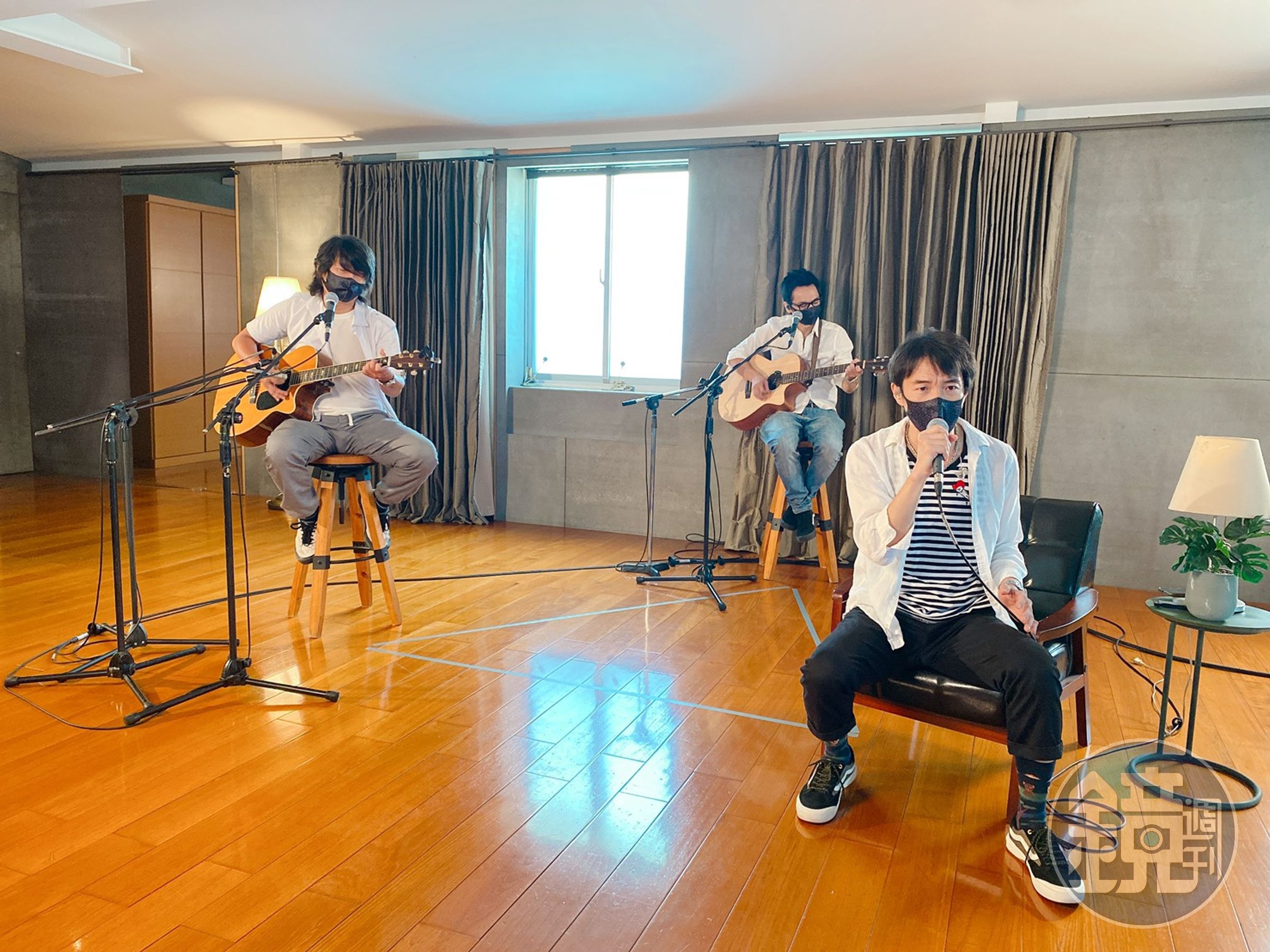 資深樂團四分衛將在「給力量－線上音樂會」帶來疫情期間全新創作的新歌。（文化總會提供）