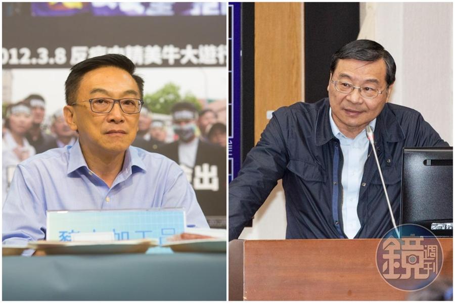 發生在前年底外交部抗議事件，國民黨立委曾銘宗（右）、前立委陳宜民（左）獲緩起訴處分。（本刊資料照）