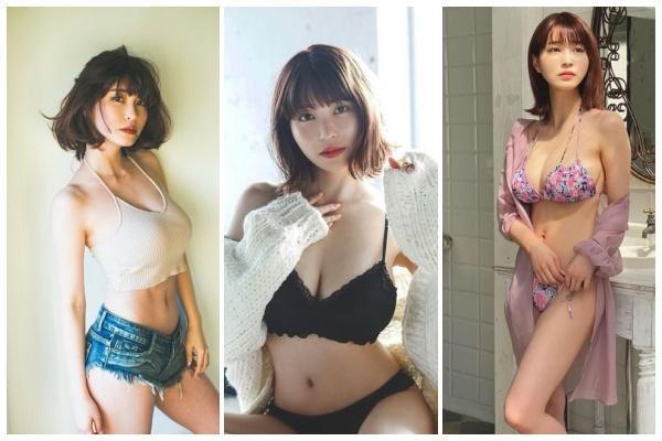 岸明日香身材火辣,經常在社群平台分享性感照片。(翻攝自岸明日香IG)