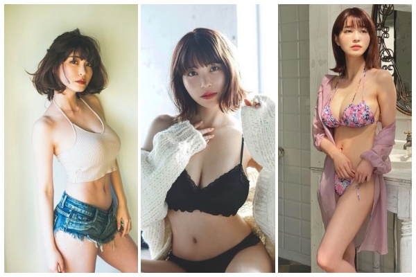 岸明日香身材火辣,經常在社群平台分享性感照片。(翻攝自岸明日香IG)