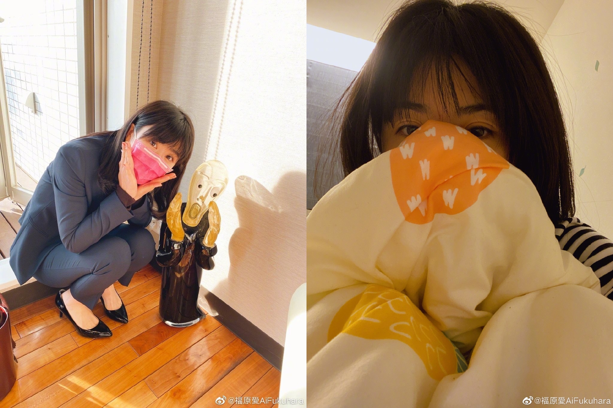 沾上不倫疑雲，福原愛在日本依舊無法獲得多數民眾原諒。（翻攝福原愛微博）