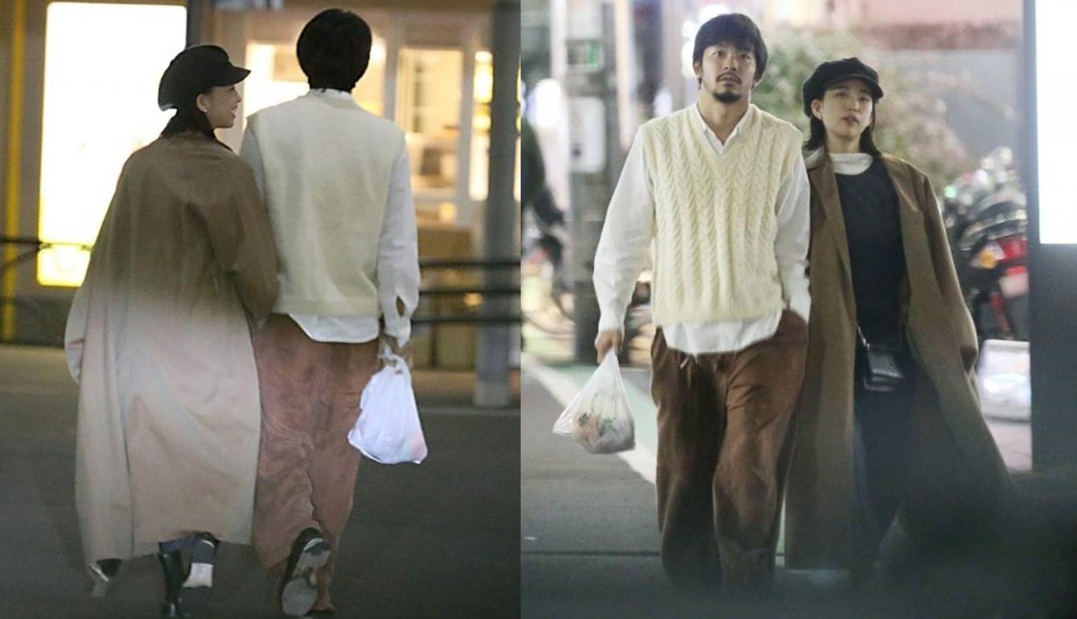 森川葵、仲野太賀在2019年曾被拍到親暱約會。(翻攝FRIDAY)