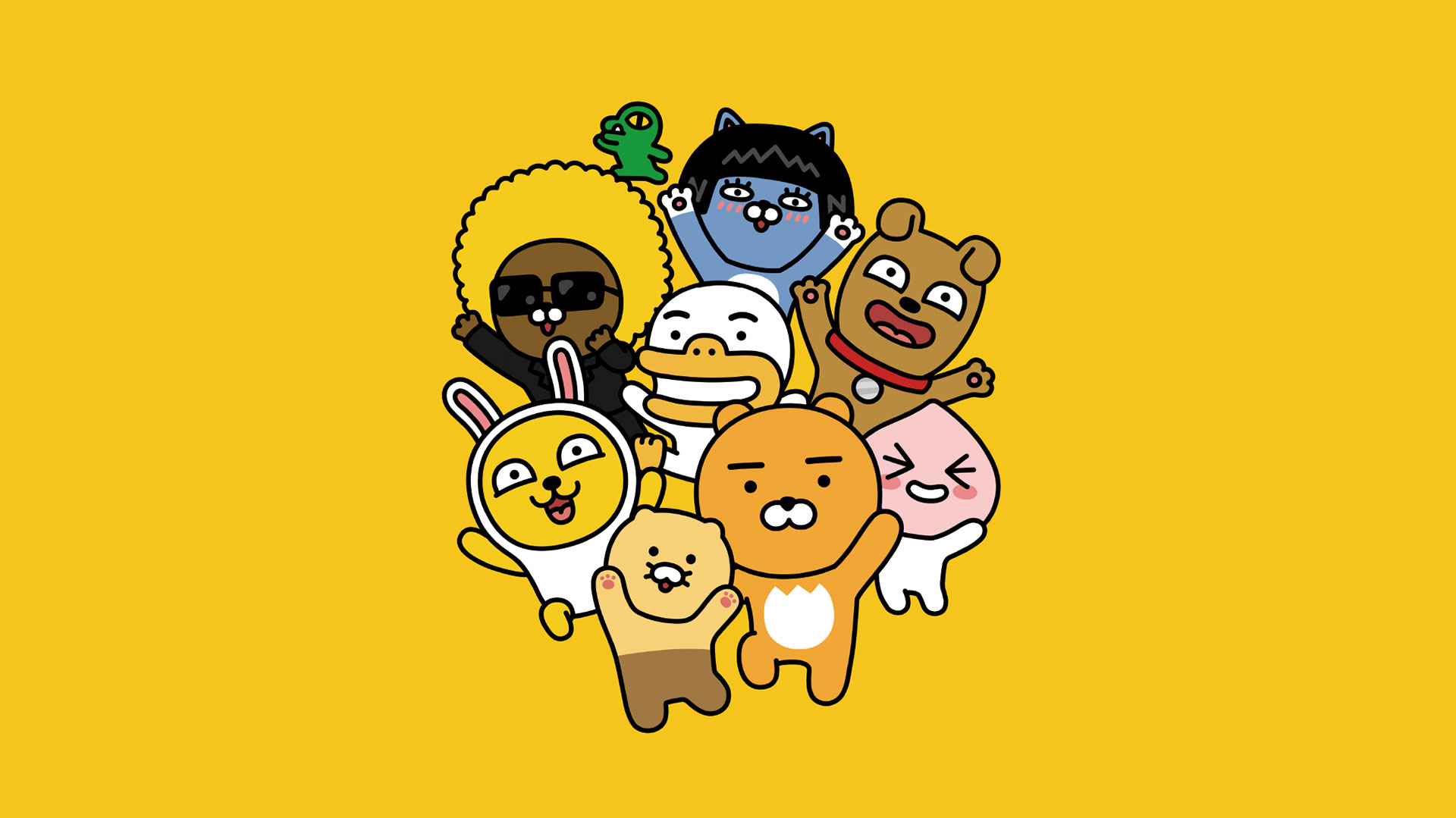 Kakao Friends除了是韓國最受歡迎的角色，也深受台灣人喜愛。（翻攝kakaocorp.com）