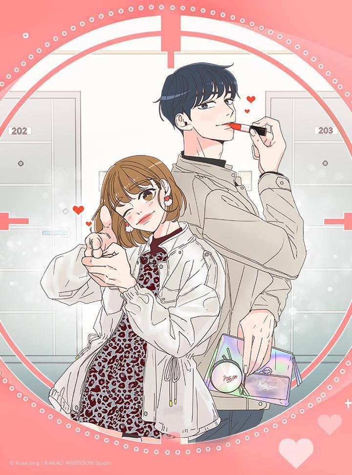 在韓國備受歡迎的純情漫畫《Love Shoot!玩美狙擊手》也在KAKAO WEBTOON登場。(Kakao Entertainment提供)
