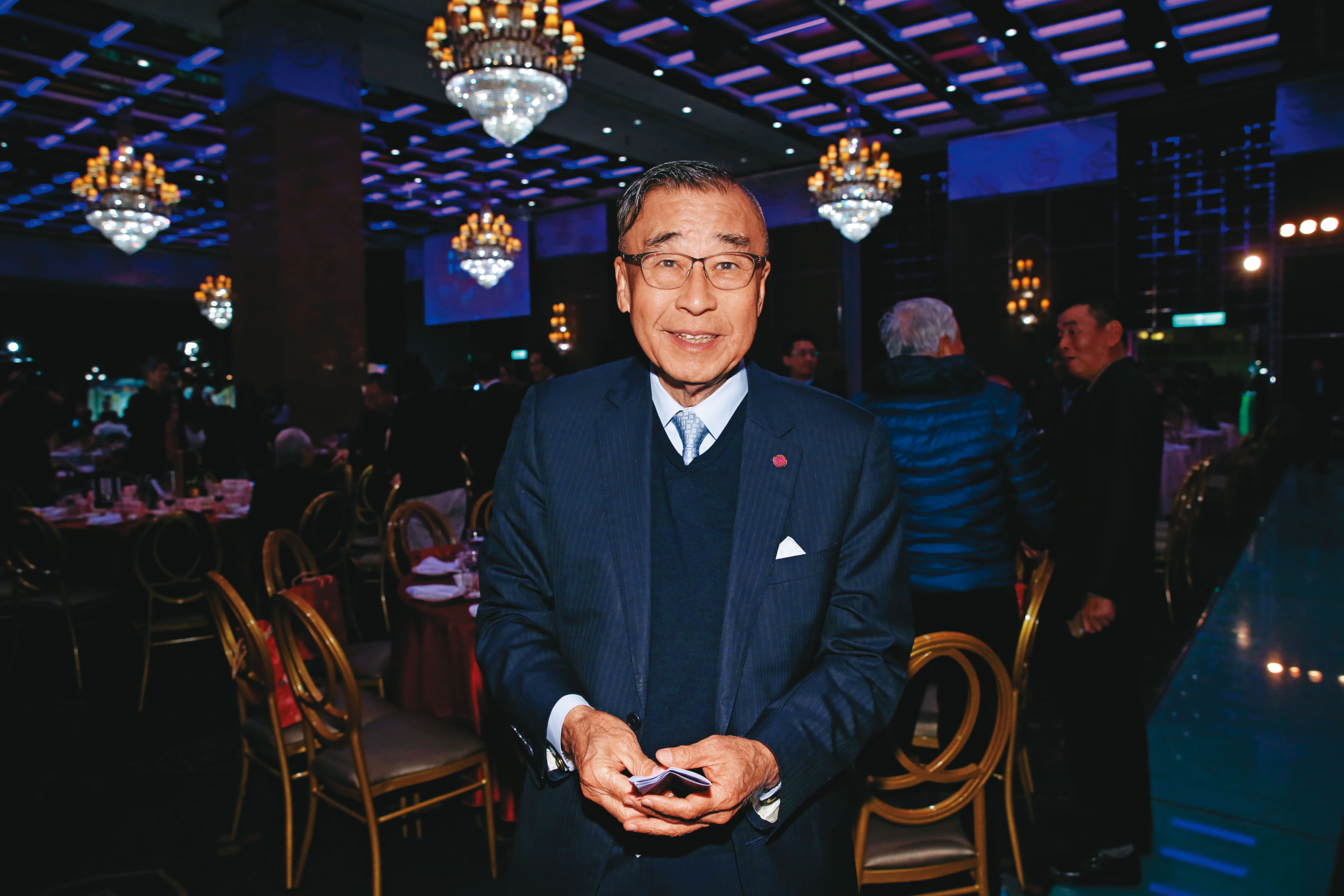 廖了以面對女婿捲入詐騙疑雲，強調和廖家無關。