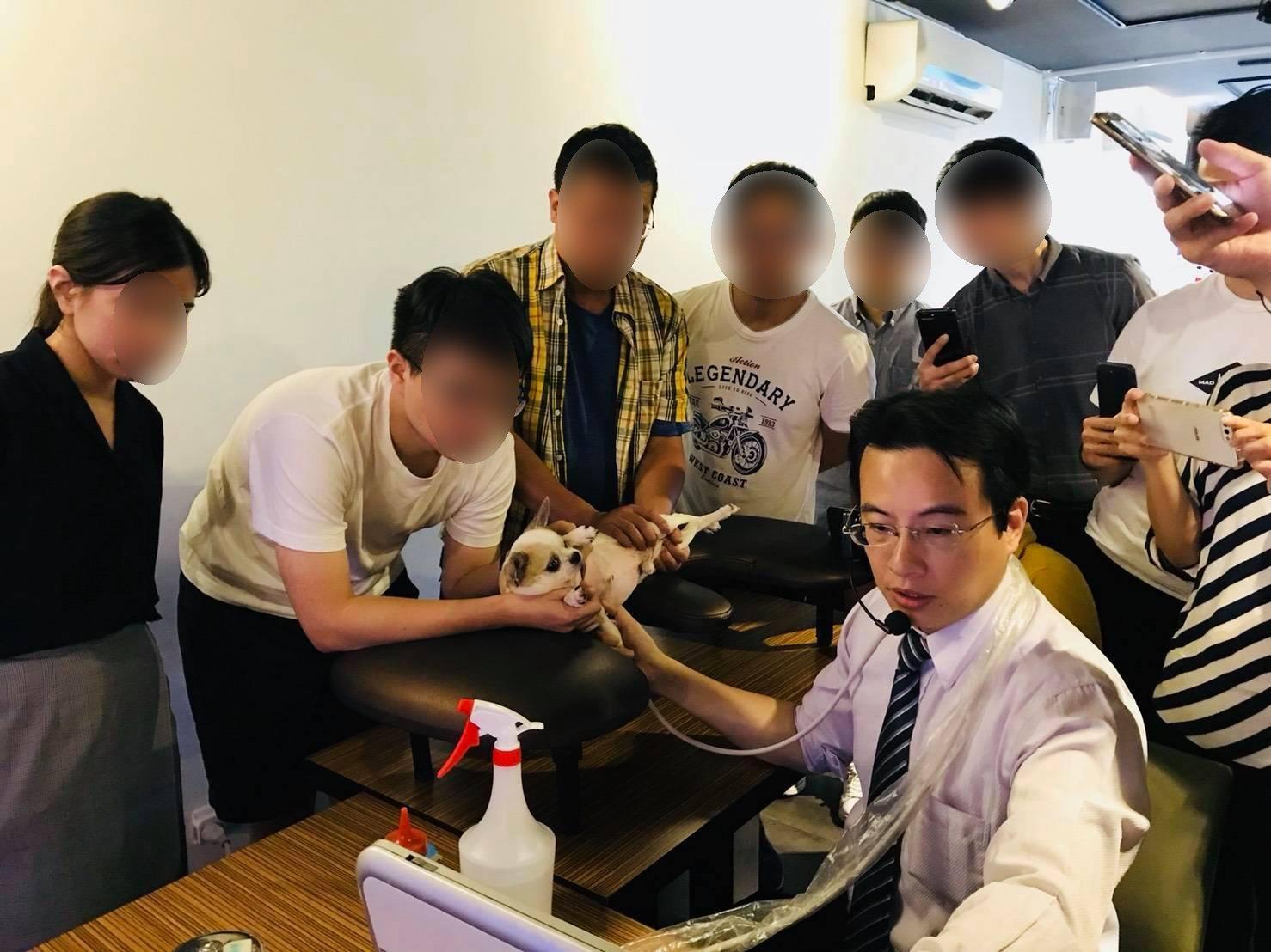 陳醫生稱自己平時忙於獸醫工作,根本無暇上網交友。(翻攝陳醫師臉書)