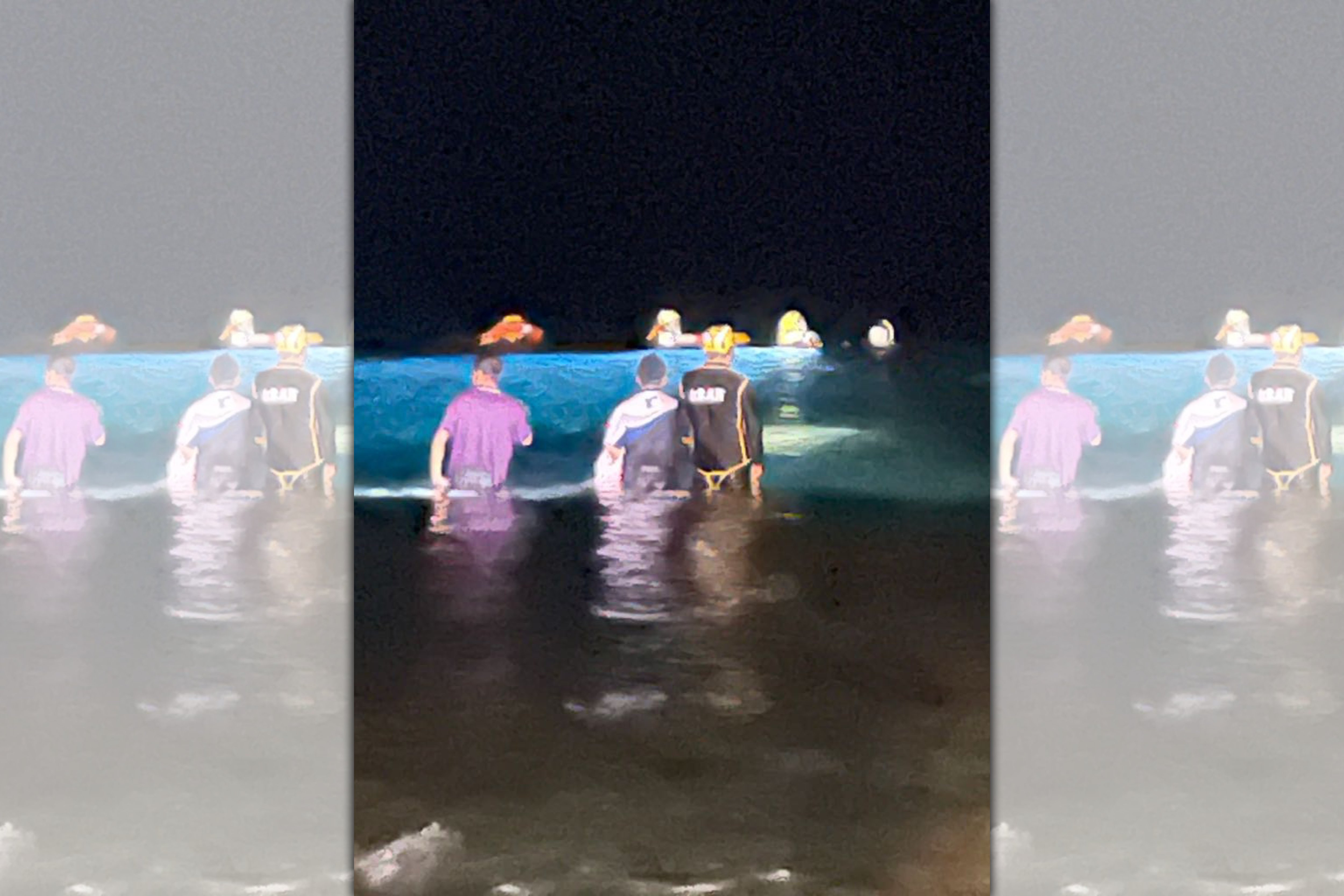 微解封前半小時，昨（12）日凌晨11點30分傳出台東三仙台傳出民眾溺水。（台東縣消防局提供）