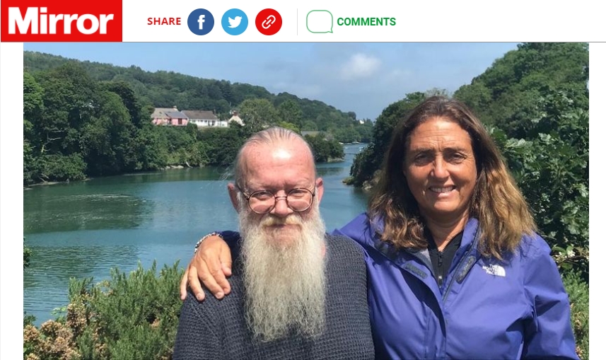 維多利亞在婚姻關係觸礁時，感謝安迪拯救了她。（翻攝《鏡報》Daily Mirror）