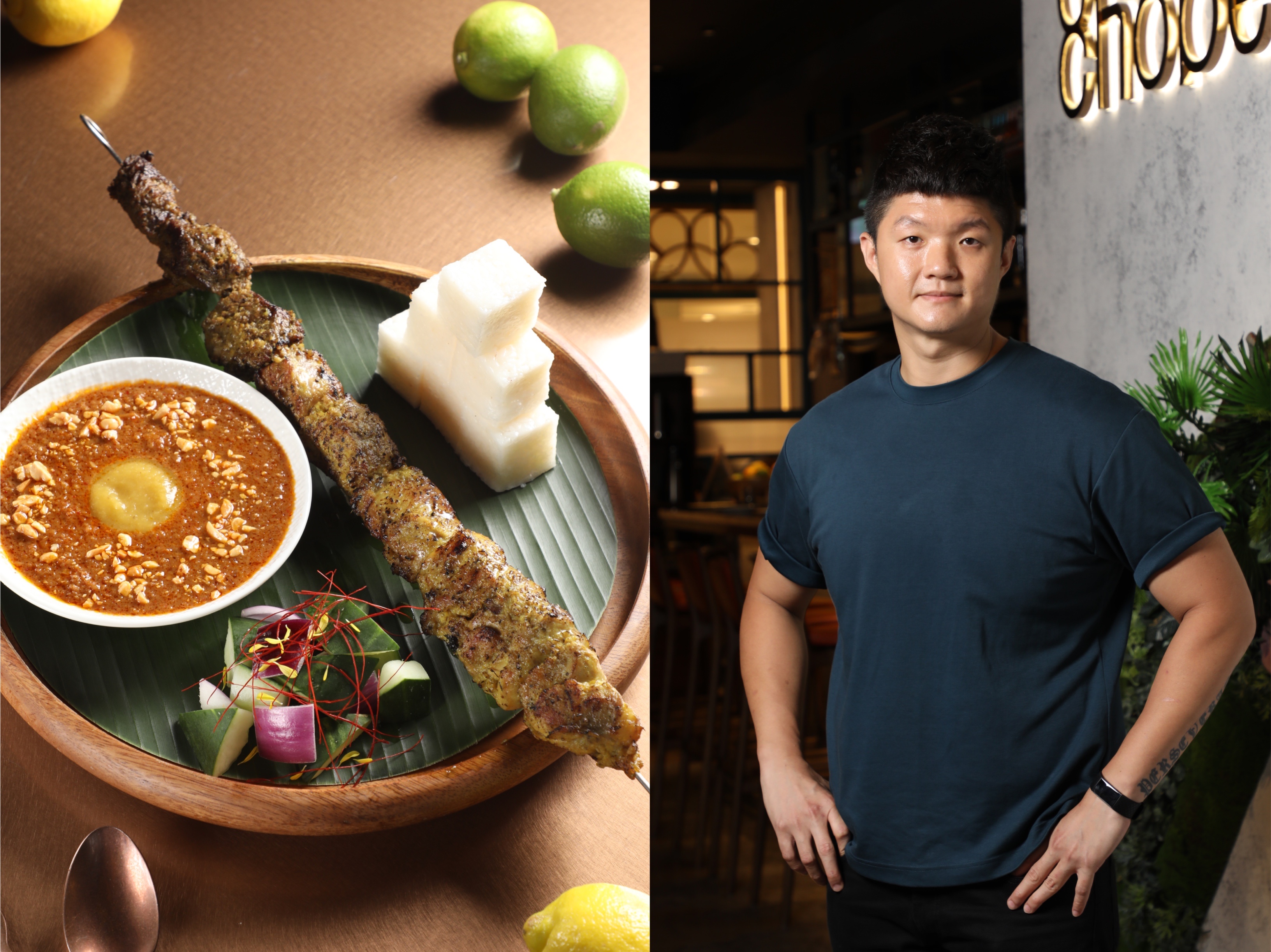 由米其林二星JL Studio主廚林恬耀（右）規劃的Chope Chope Eatery，疫情期間推出外帶自取85折的優惠。