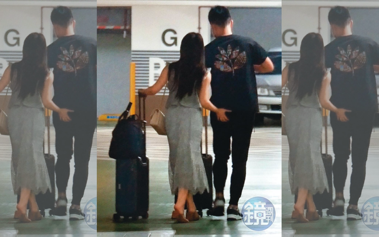 本刊直擊雞排妹和保時捷男同進飯店。