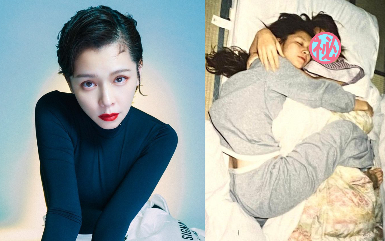 是誰那麼幸運，能讓女神徐若瑄像樹獺一樣，纏著擁抱入睡呢？（翻攝自徐若瑄IG）