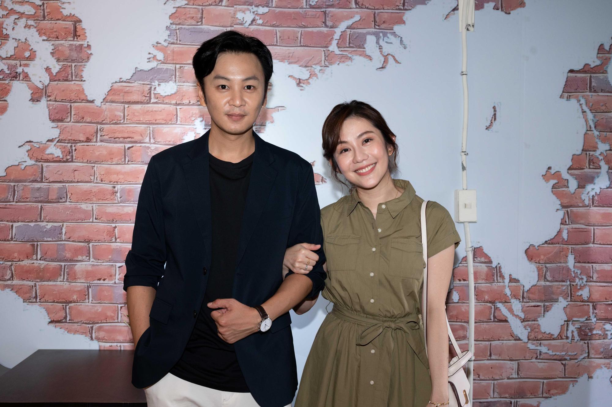 王宇婕和張書偉因為婚姻問題有激烈口角。（TVBS提供）