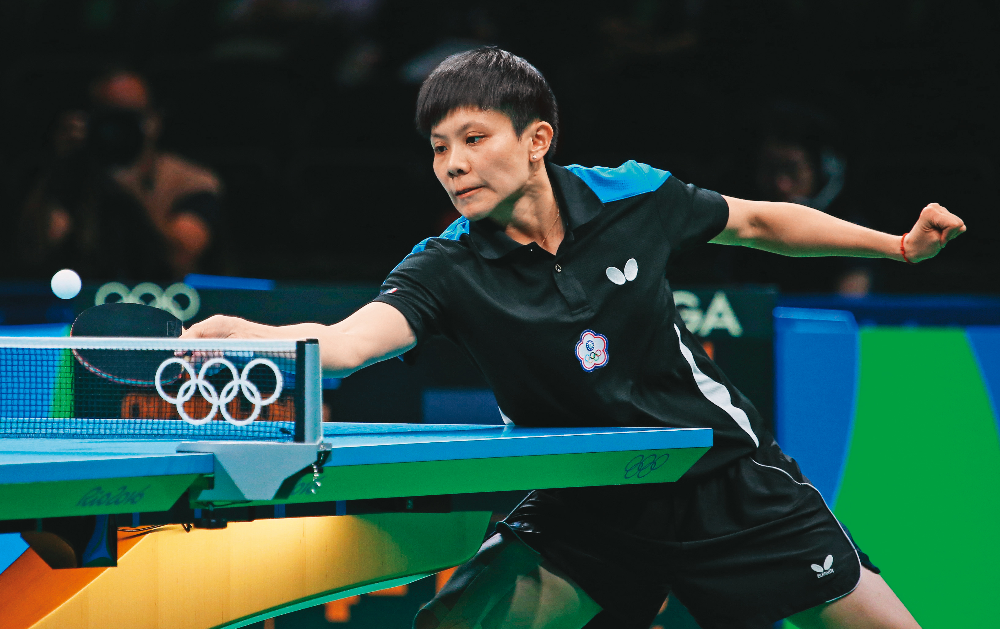 鄭怡靜14歲就當選國手,是陣中大姐大。(中華奧會提供)