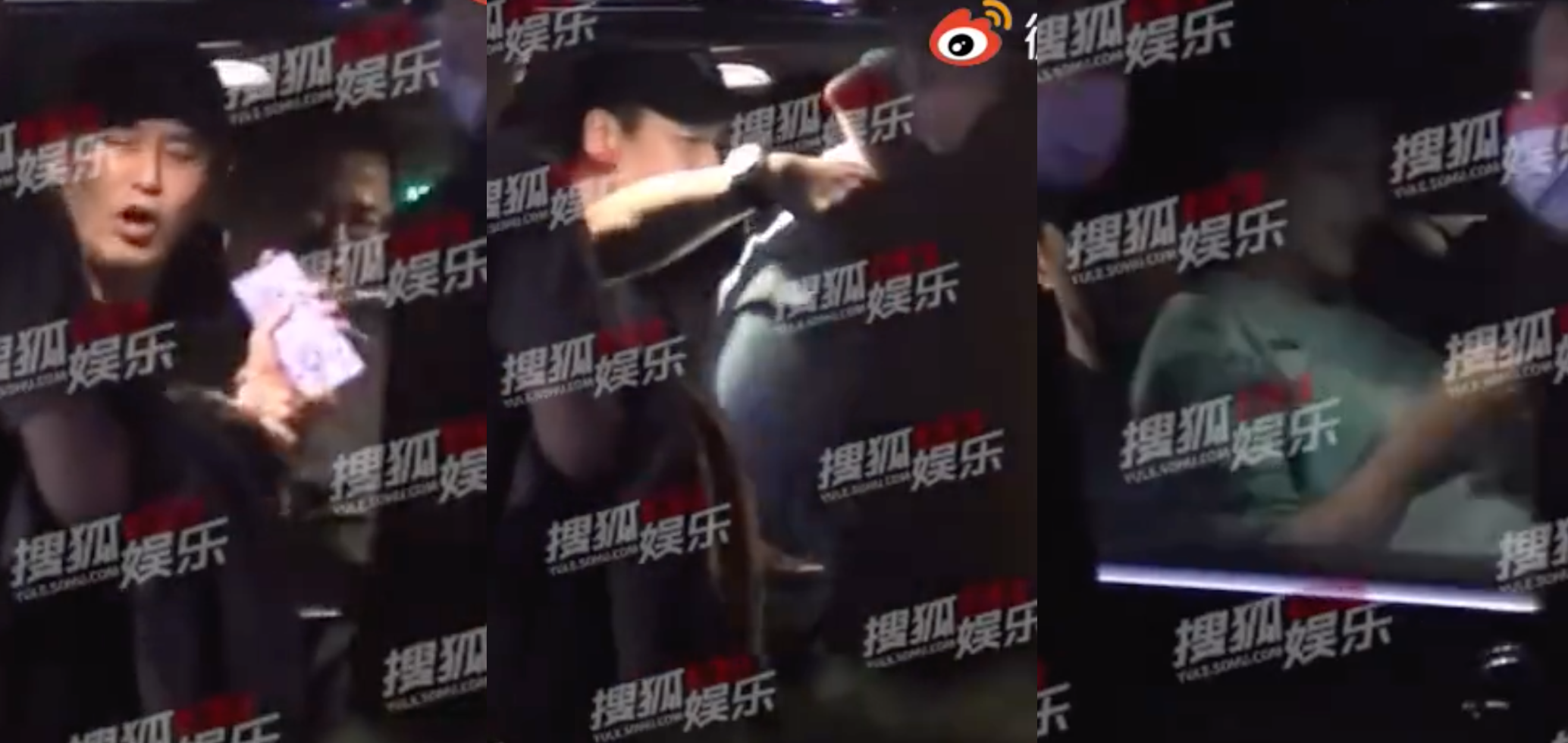 于曉光被拍到拉一名女子上車坐在自己大腿上。（網路圖片）