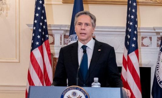 美國眾議員憂心中國藉由海地政局動亂趁機介入，聯名致函國務卿布林肯呼籲其督促海地等國抵抗中國示好。（翻攝自Anthony Blinken推特）