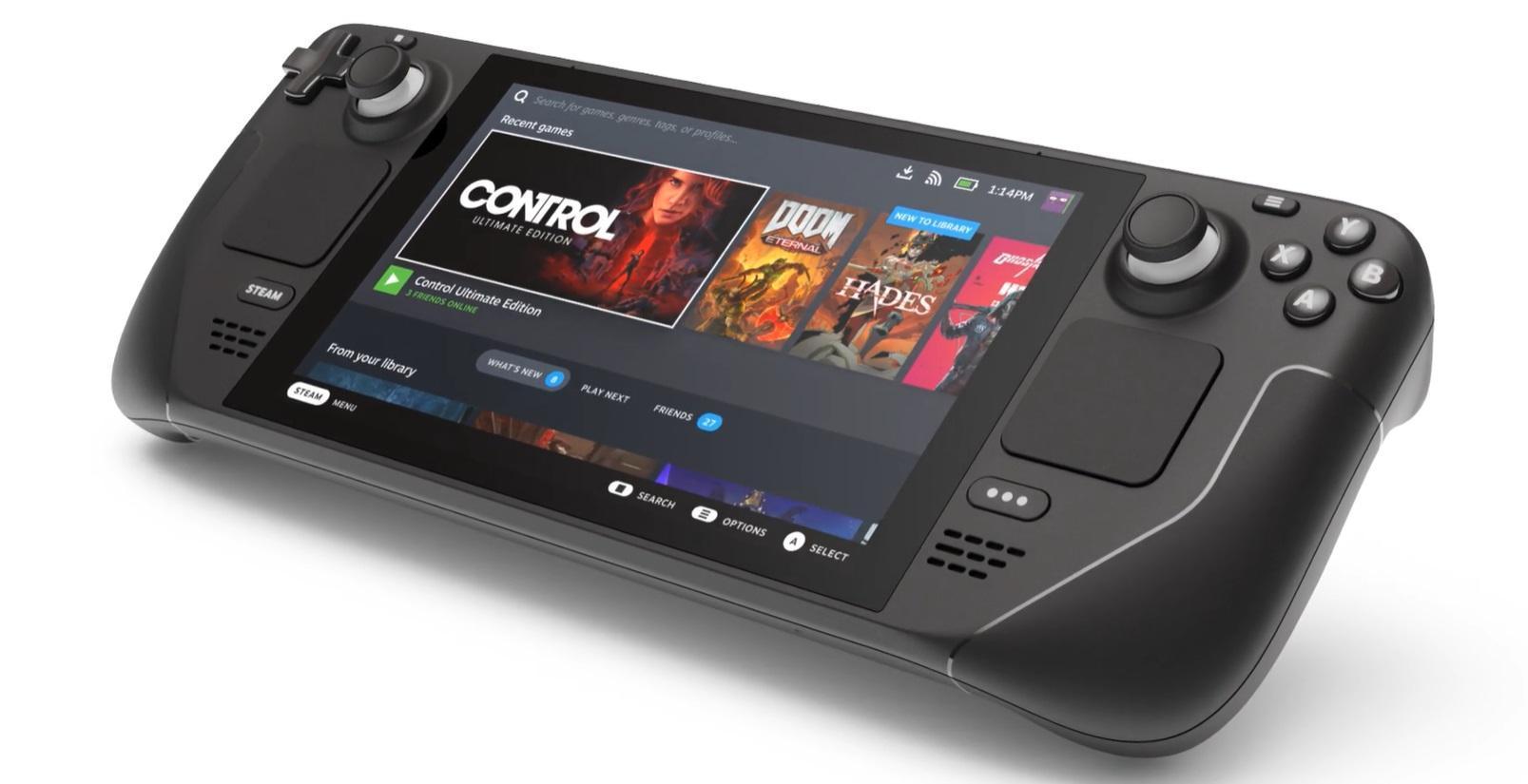 Valve將推出掌上型遊戲電腦「Steam Deck」,可把Steam帶著走。(翻攝steamdeck.com)