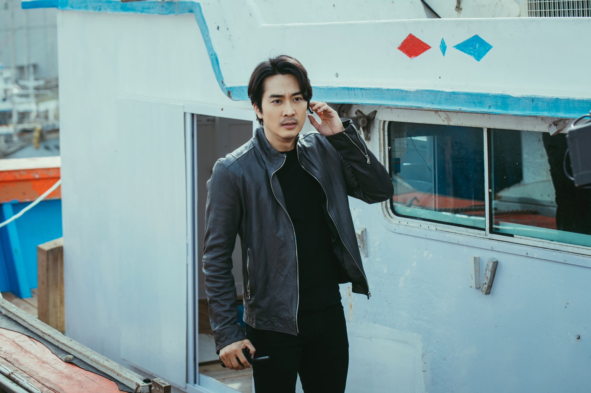 宋承憲加入《VOICE 4》飾演洛杉磯刑警，為查明妹妹死因而待在韓國緝凶。（friDay影音提供）