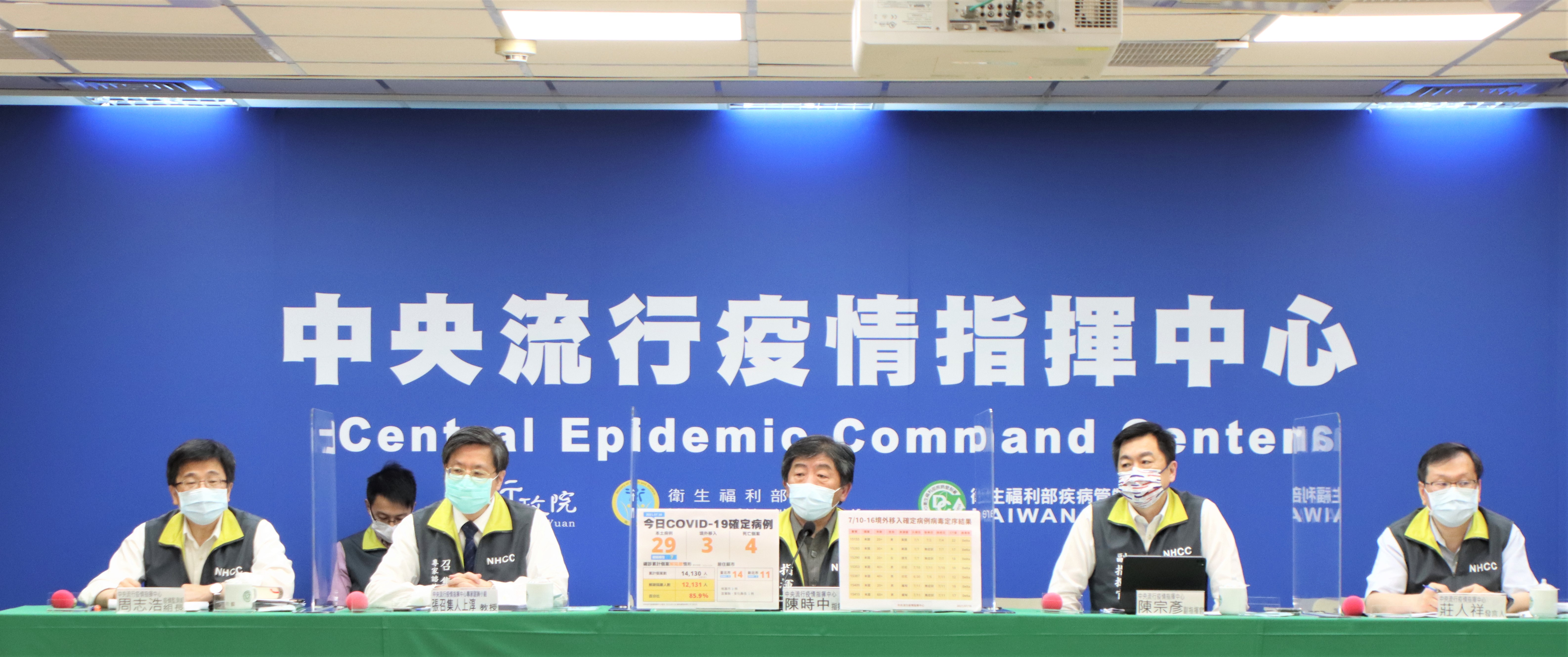 指揮官陳時中今直言，闖關混打疫苗行為就像是闖紅燈還刻意拍照。（指揮中心提供）